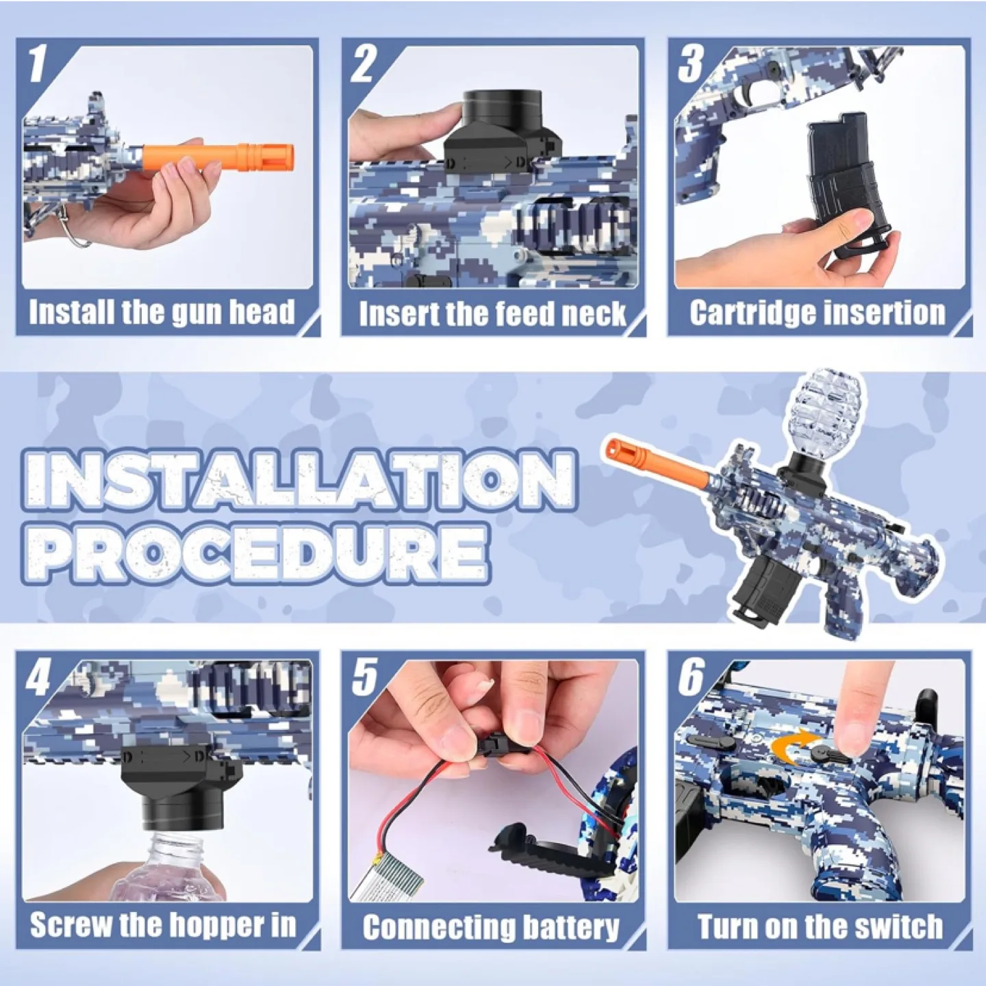 Gel Ball Blaster Toy- New image indicator(4)