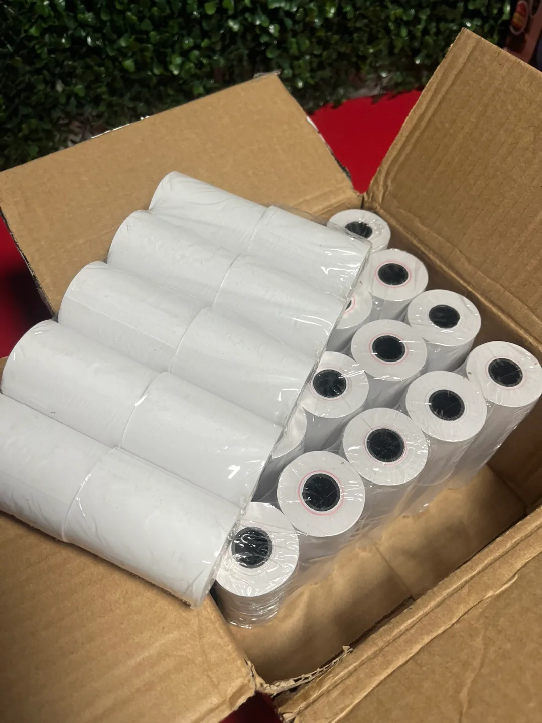 Thermal Receipt White Paper Rolls 2-1/4" x 1-1/2" 50 Rolls thumbnail