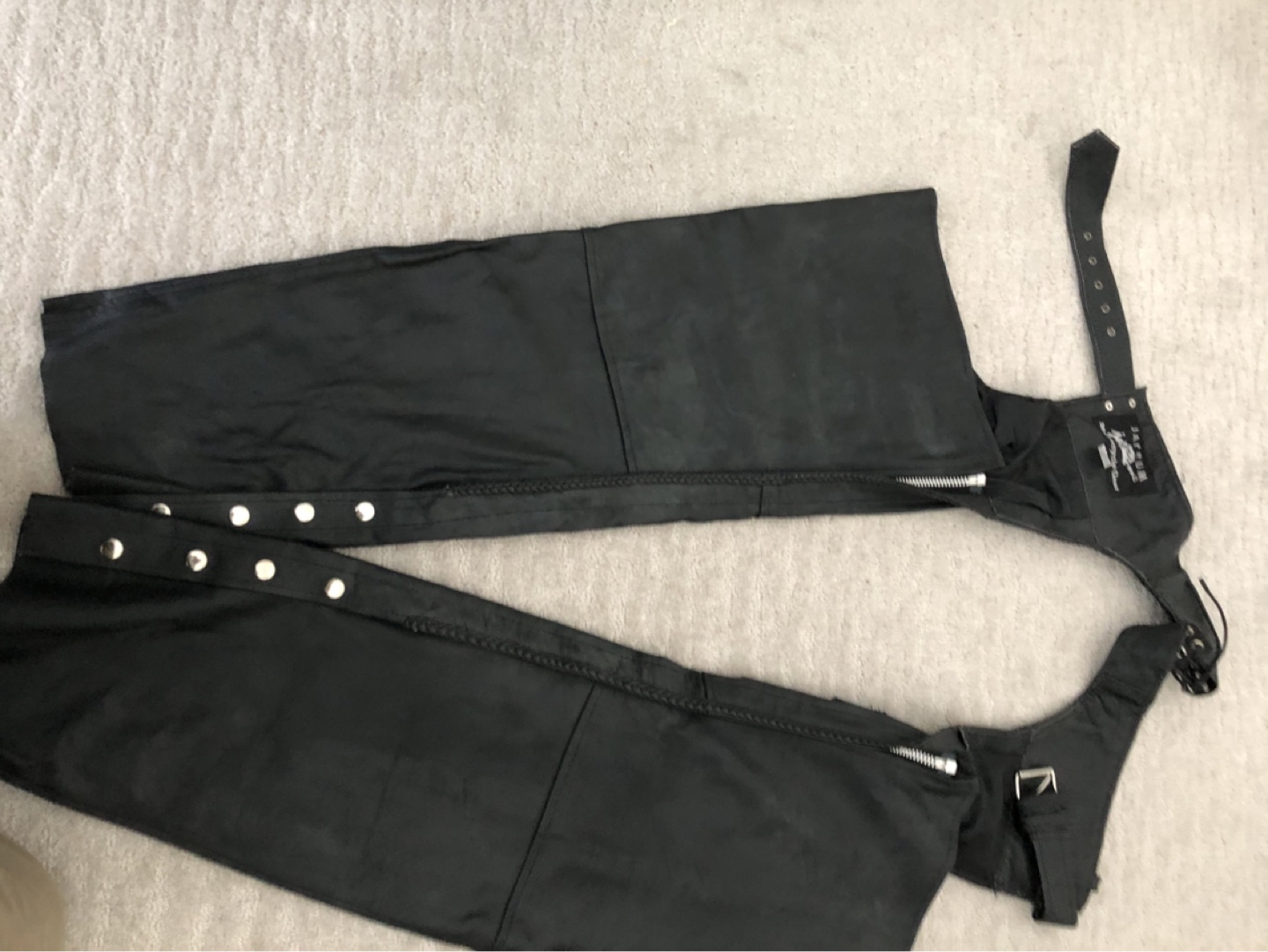 JAFRUM Black Motorcycle Chaps - XL - photo 3