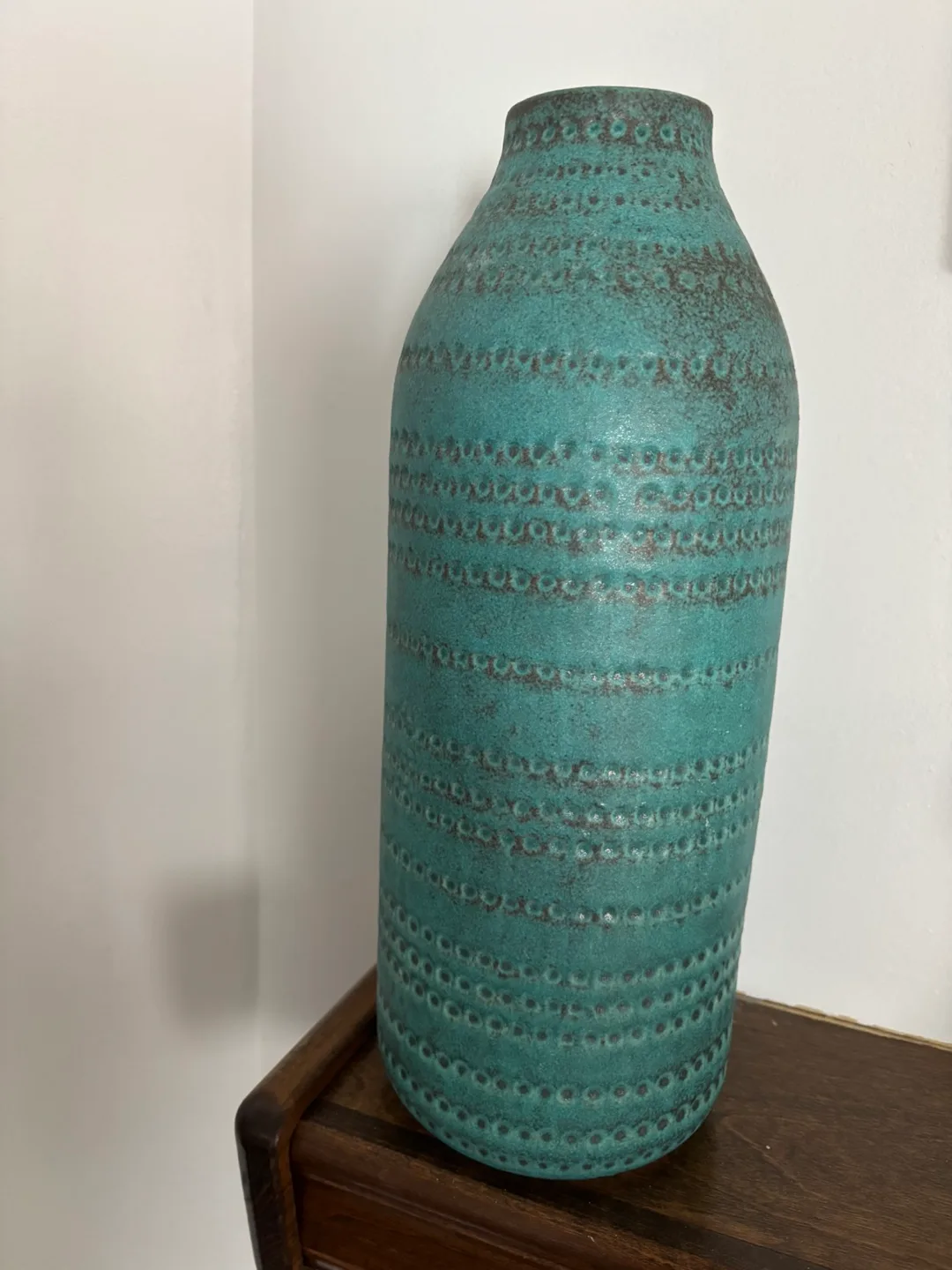 Teal Ceramic Vase thumbnail