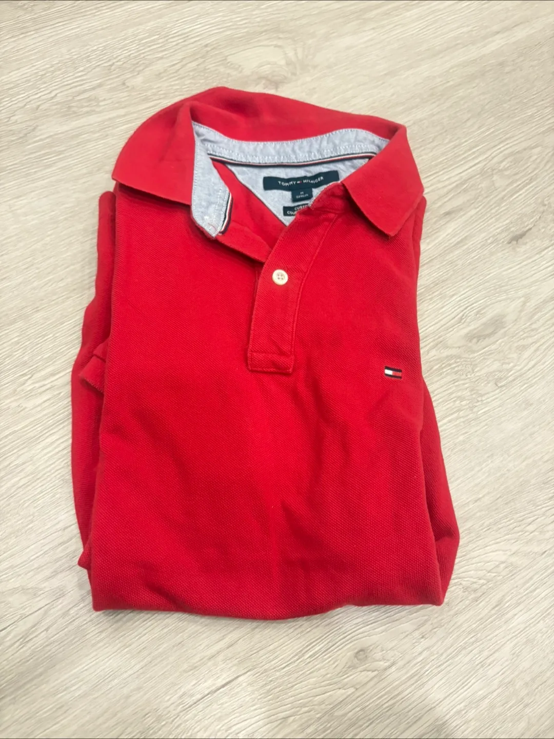 Tommy Hilfiger Red Polo Shirt image indicator(2)