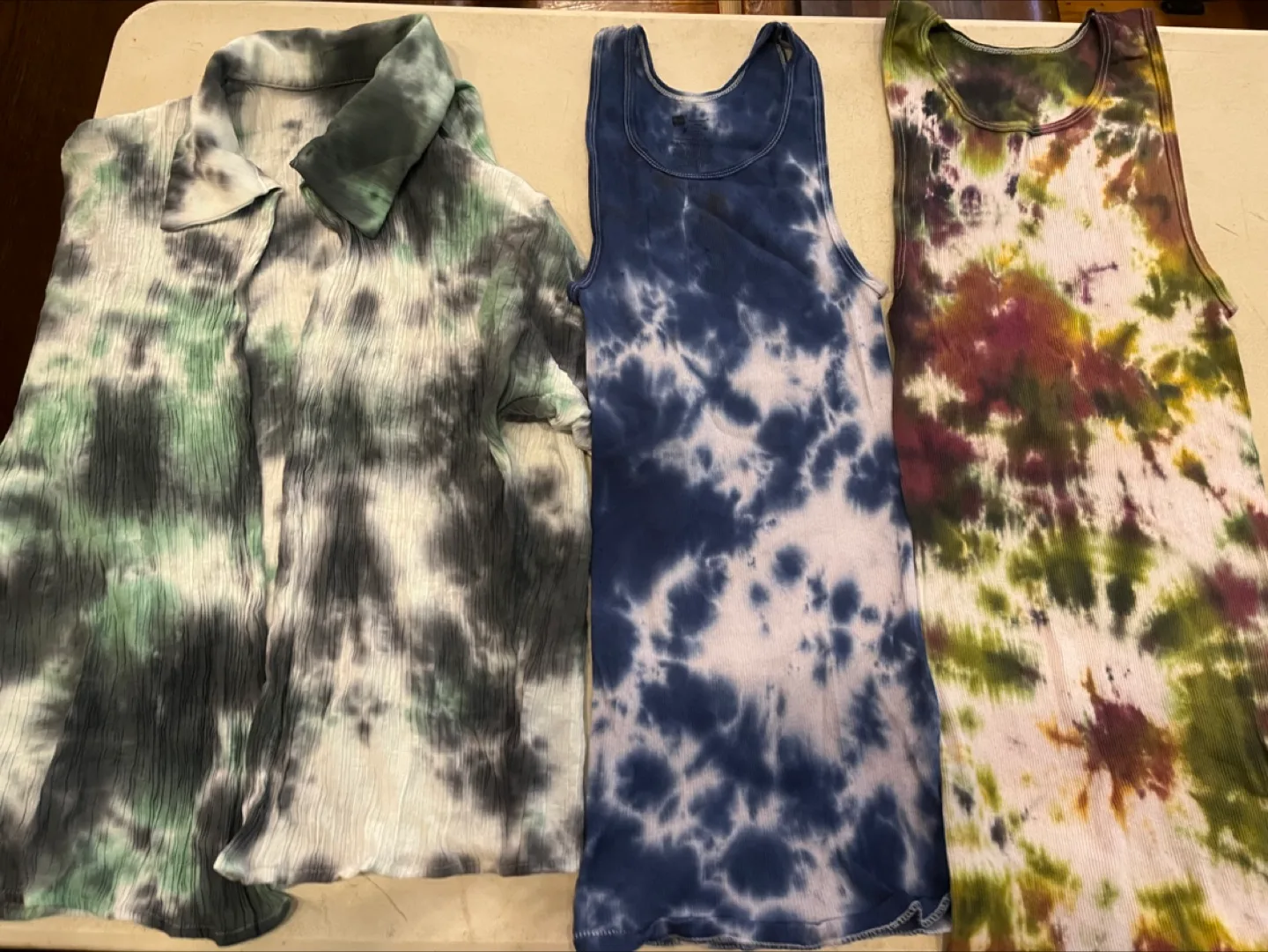 Tie-dye shirt and tank tops thumbnail