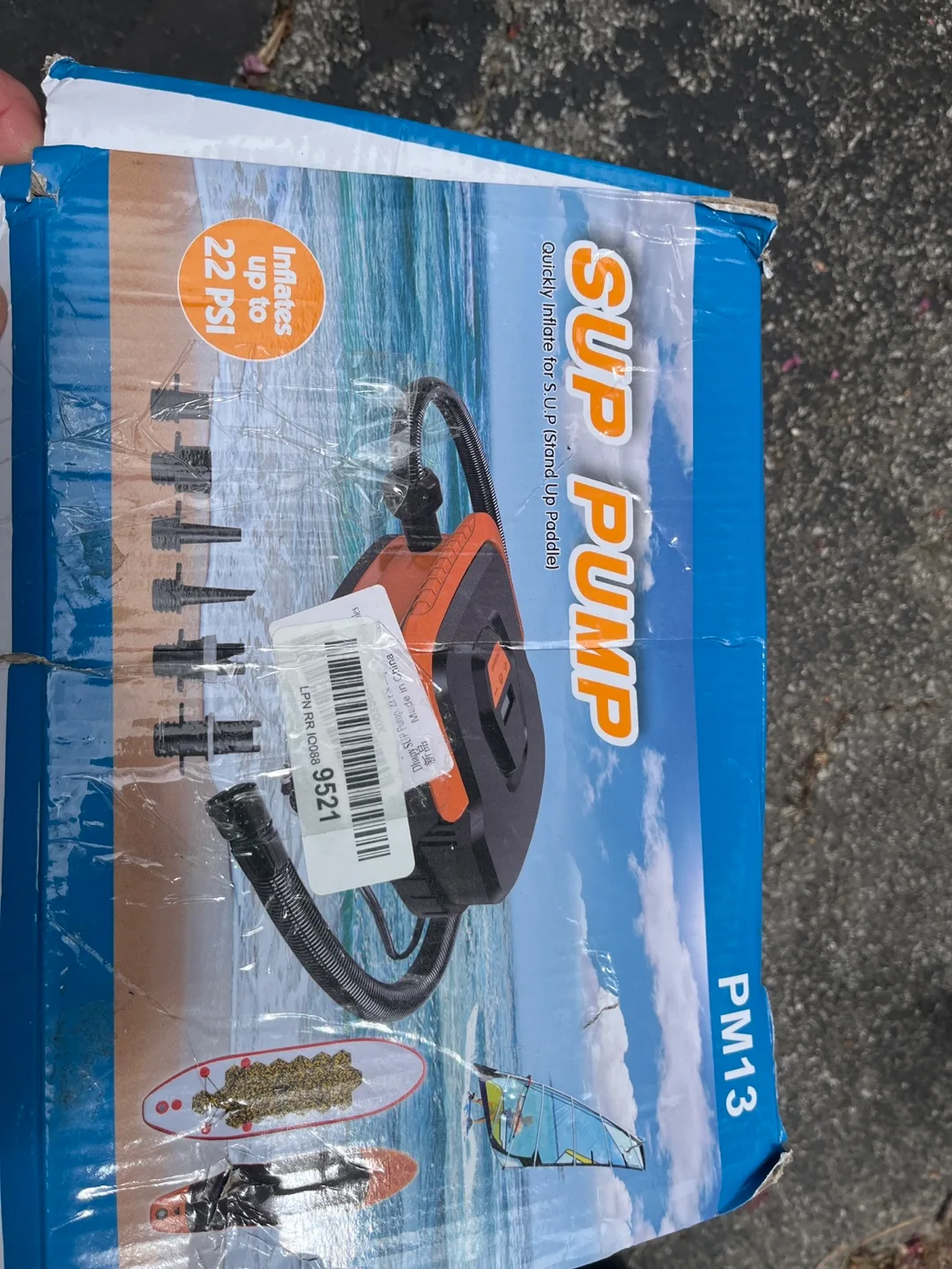 SUP Pump - Electric Air Pump thumbnail