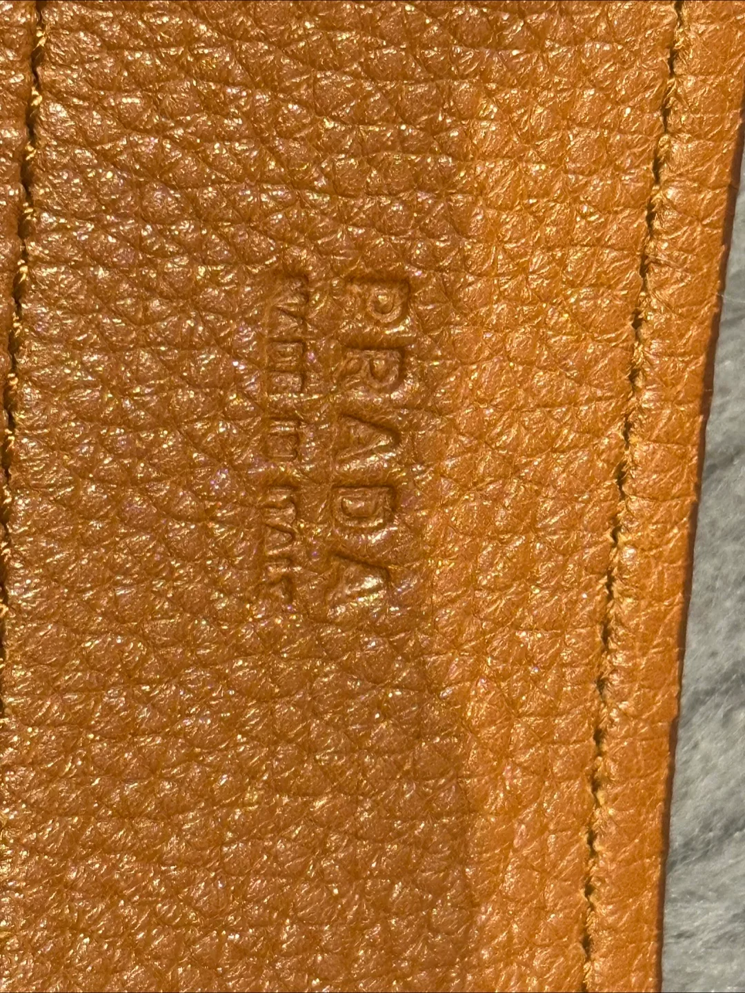 Brown leather belt thumbnail