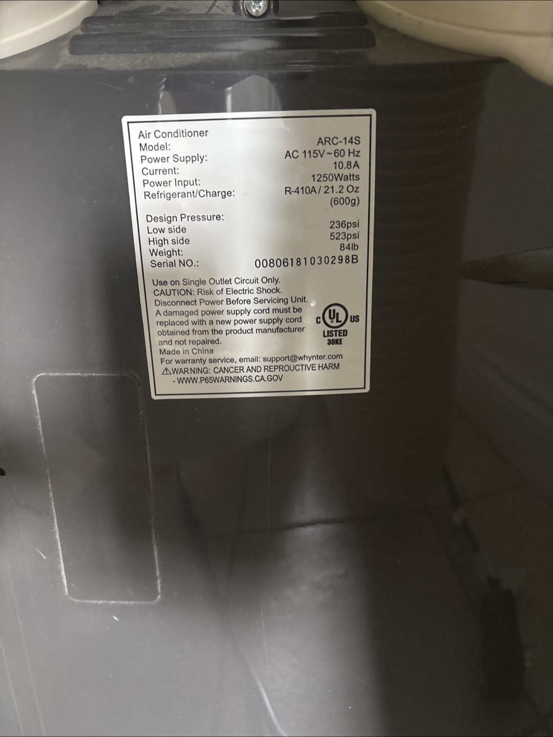 Portable Air Conditioner- great condition - photo 3