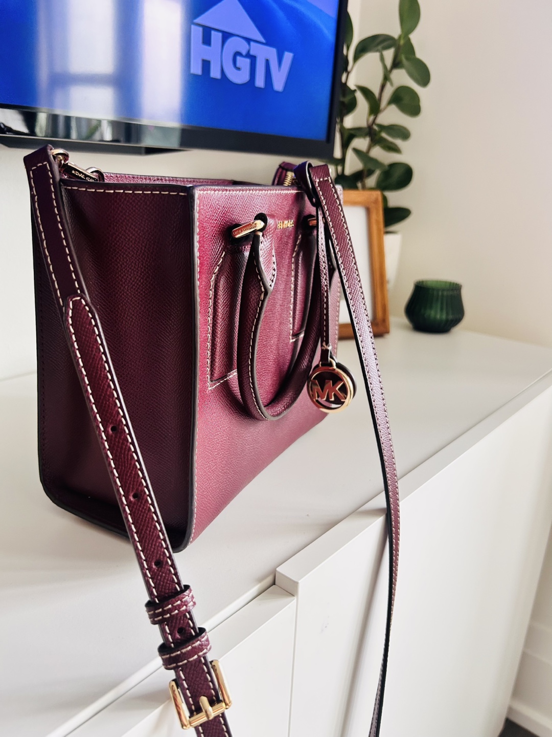 Michael Kors Burgundy Crossbody Bag - photo 2