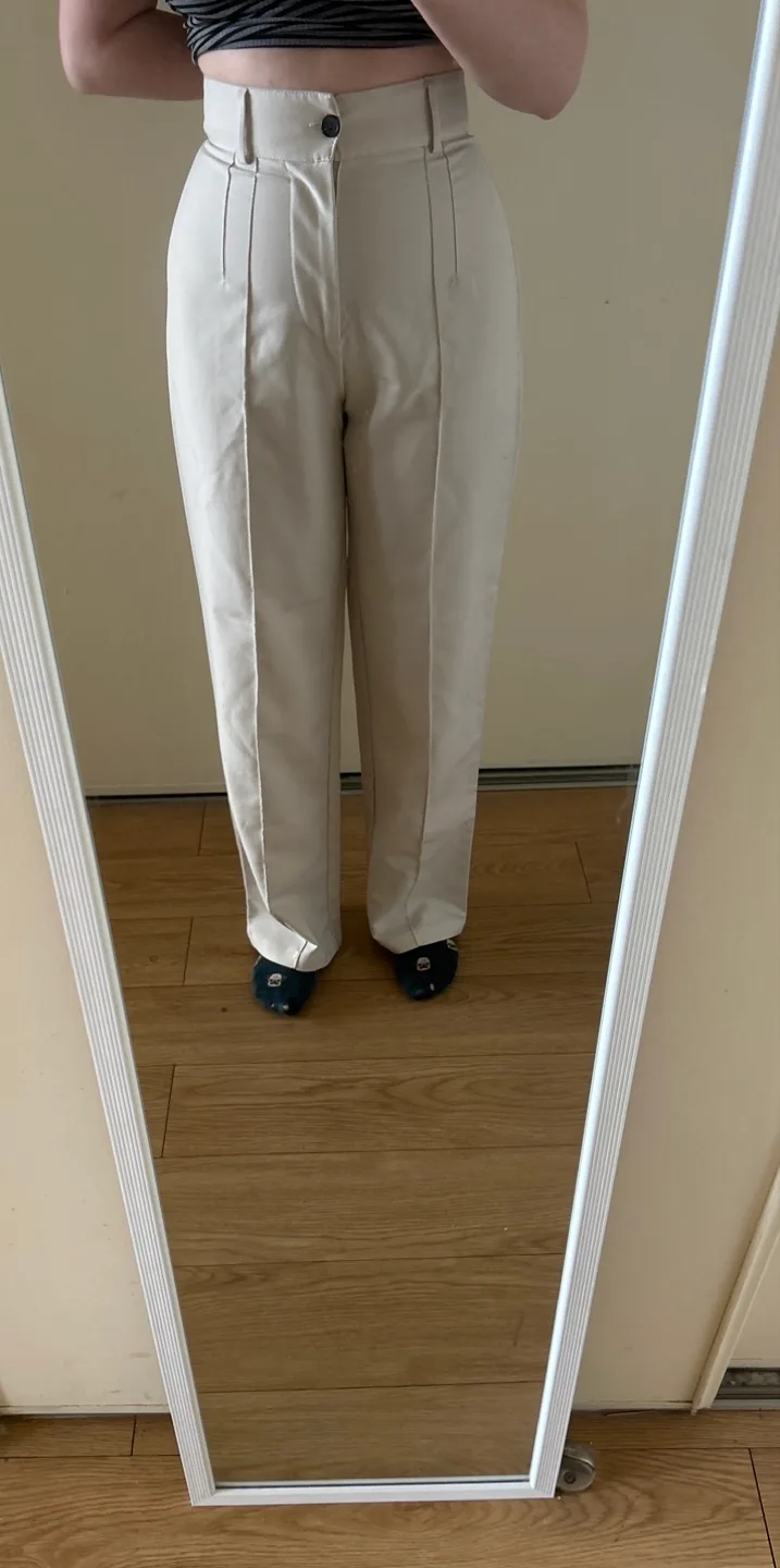 Beige Trousers - Size Small thumbnail