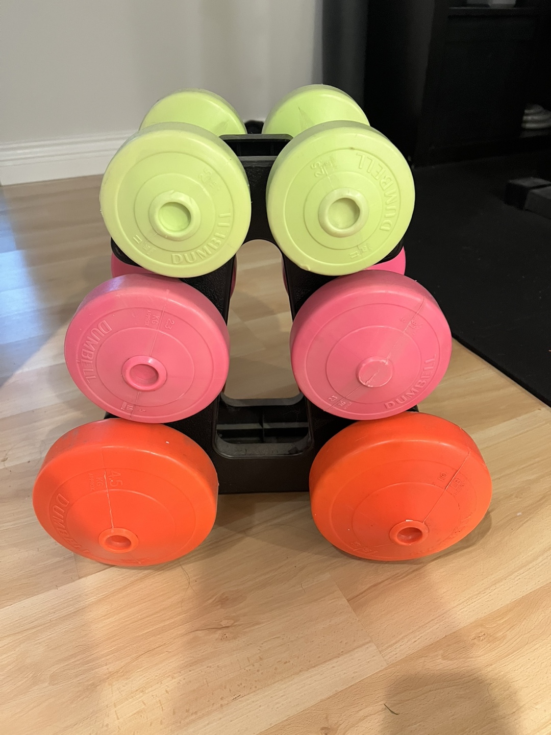 Colourful Dumbbell Set