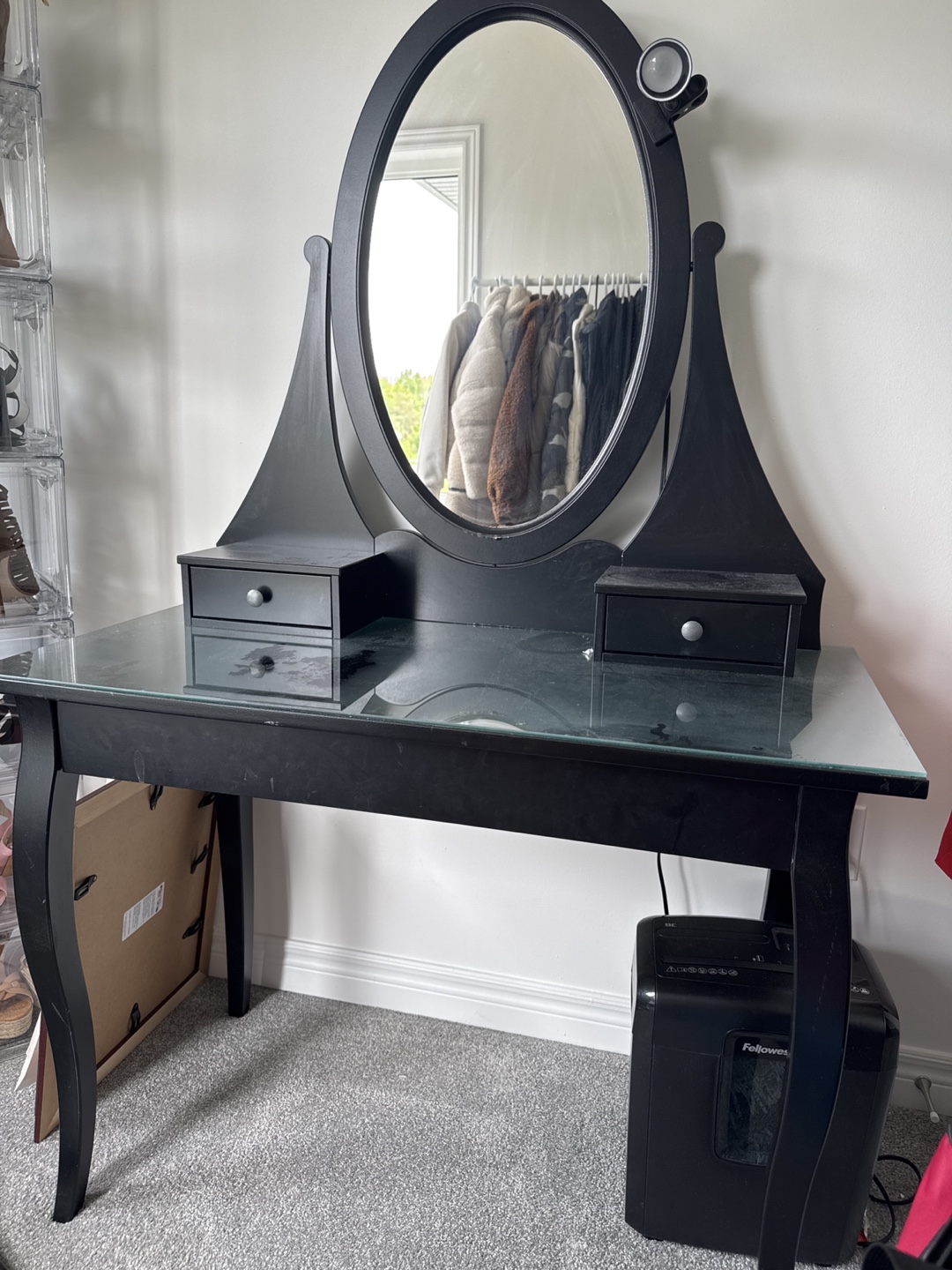 Vanity Desk with Mirror