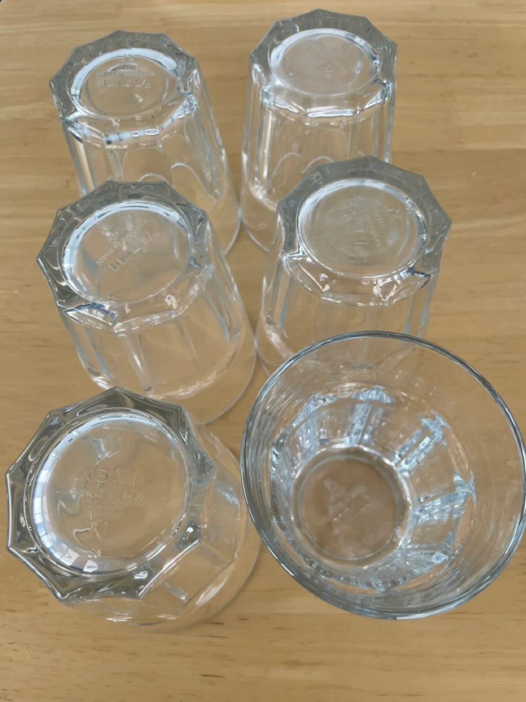 6x IKEA glass cups thumbnail