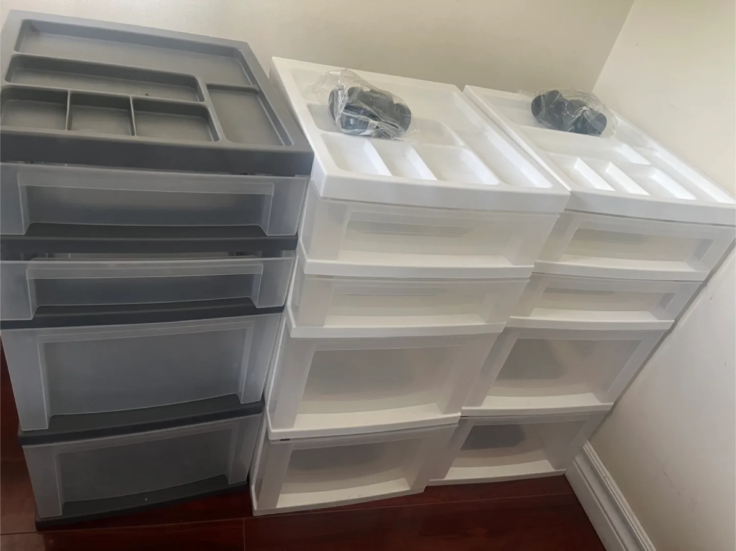 4-Drawer Rolling Cart Organizer with Caster Wheels thumbnail