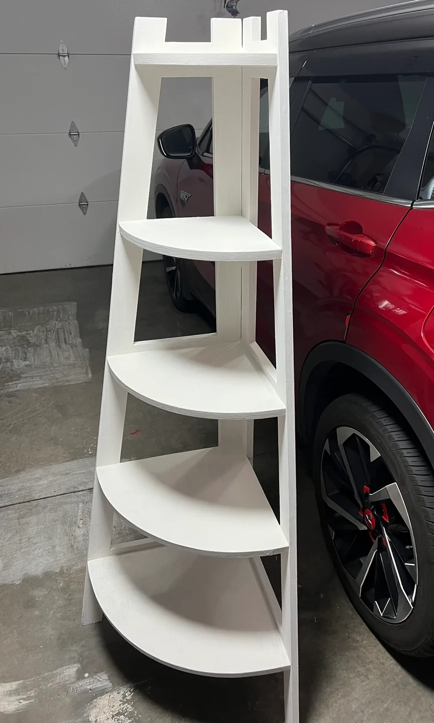 Corner plant stand, Very Tall, White image indicator(2)