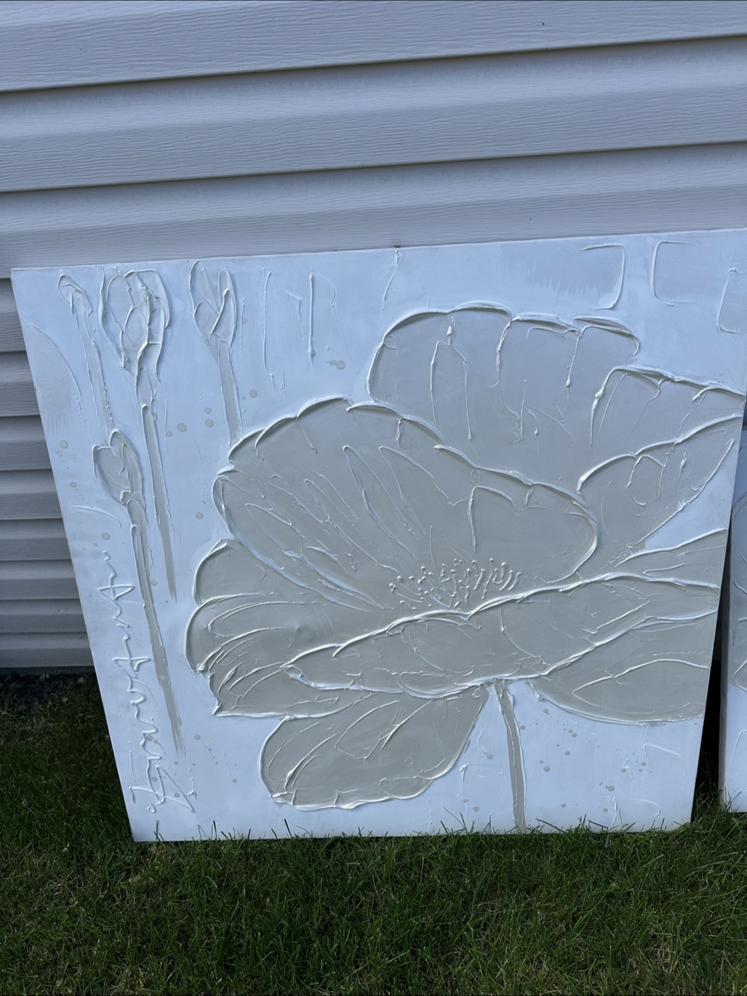 Floral Textured Canvas Art - photo 2