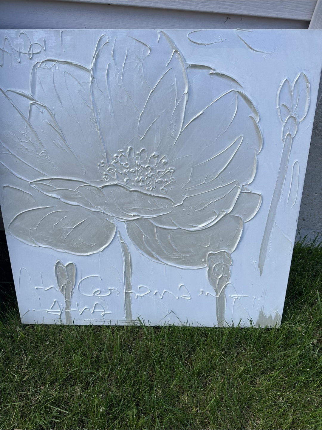 Floral Textured Canvas Art
