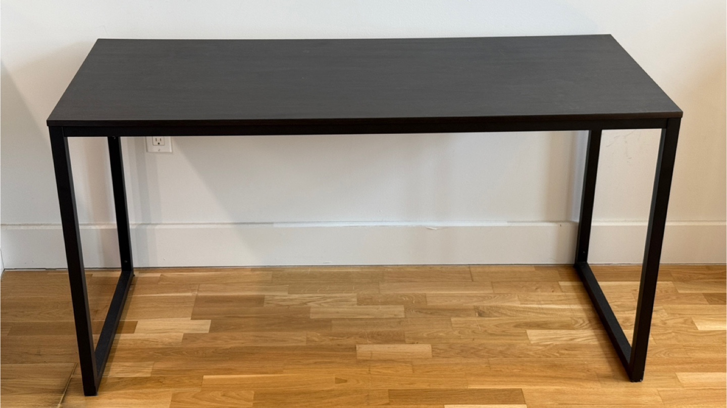 Black Rectangular Desk