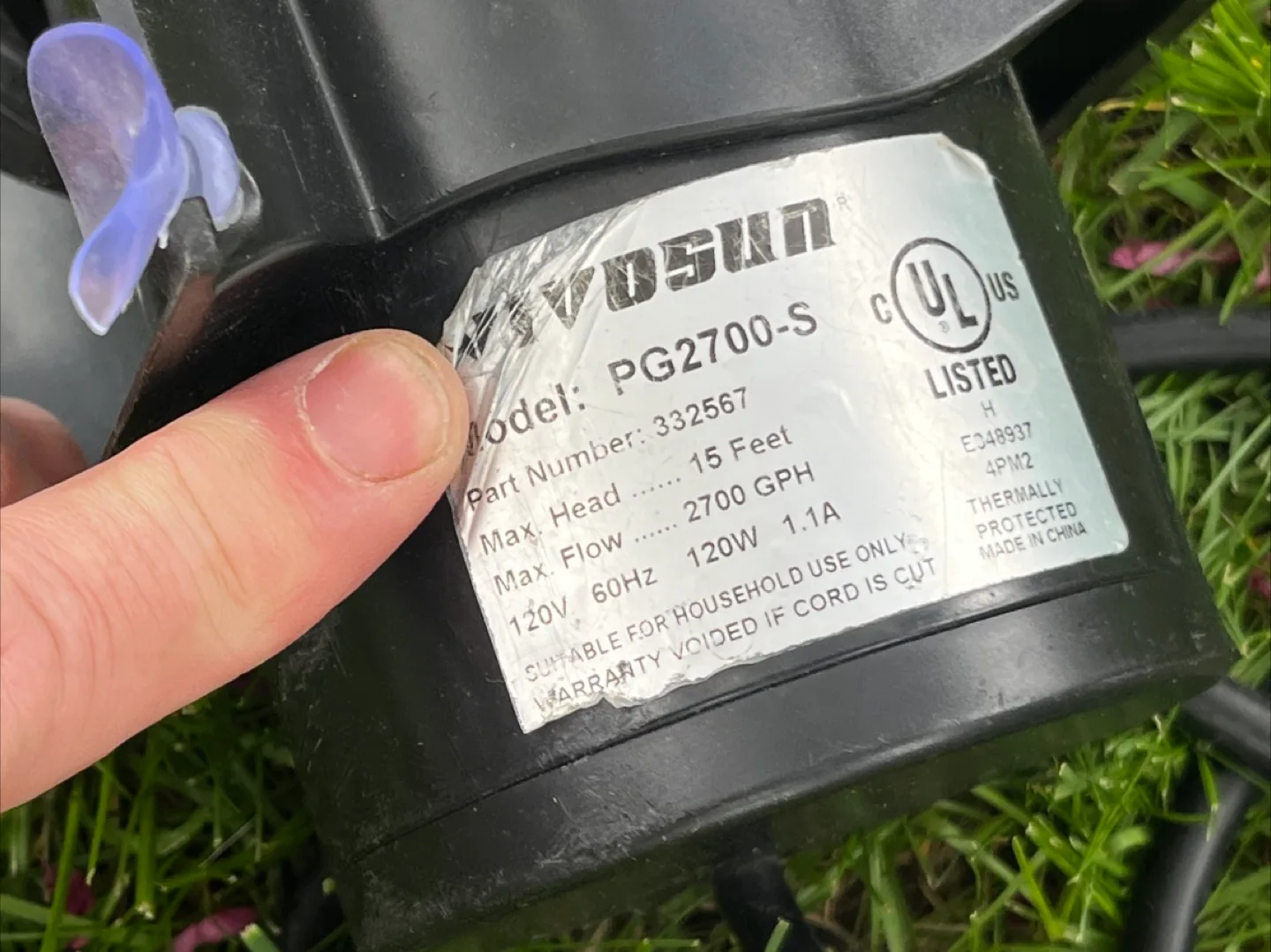 Vivosun Submersible Water Pump image indicator(2)