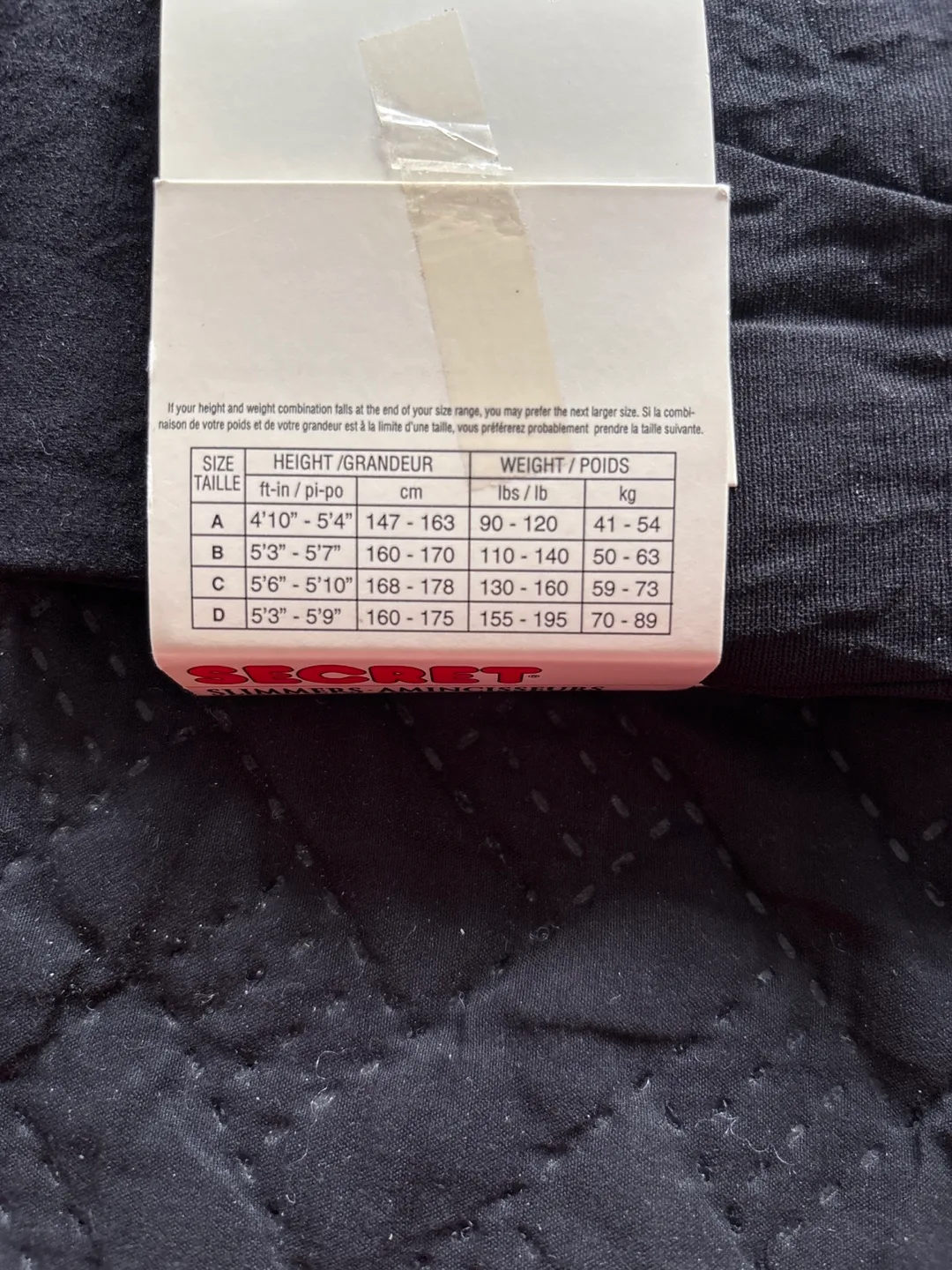 Secret Slimmers Black Tights image indicator(2)