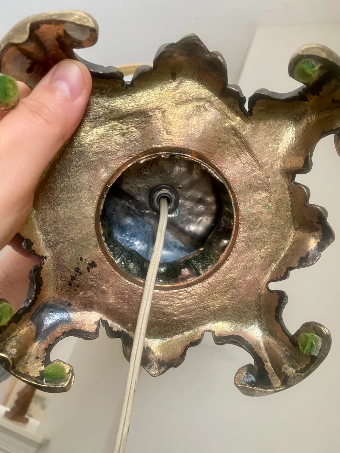 Vintage Floral Accent Lamp image indicator(5)