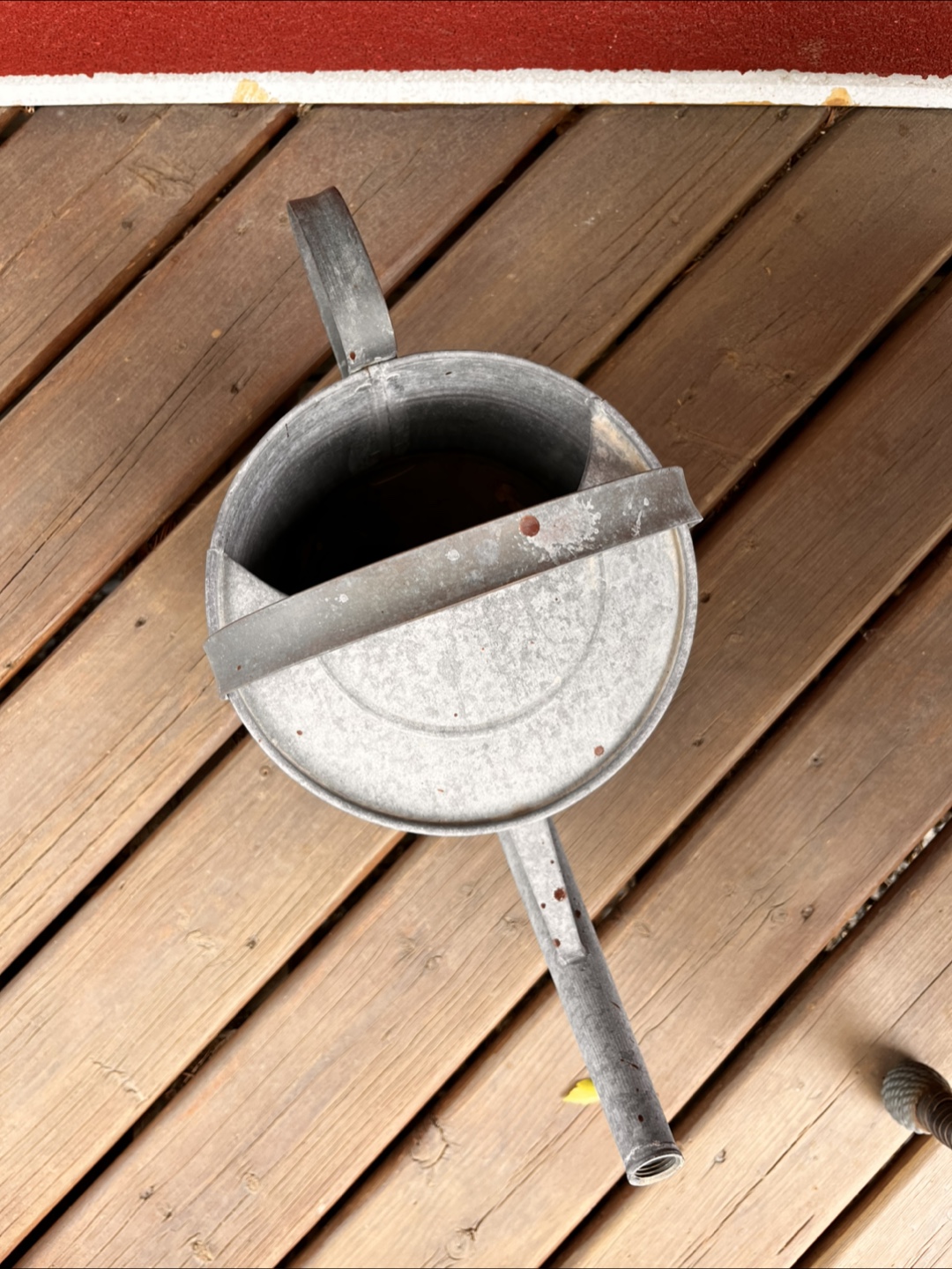 Vintage Metal Watering Can - photo 4