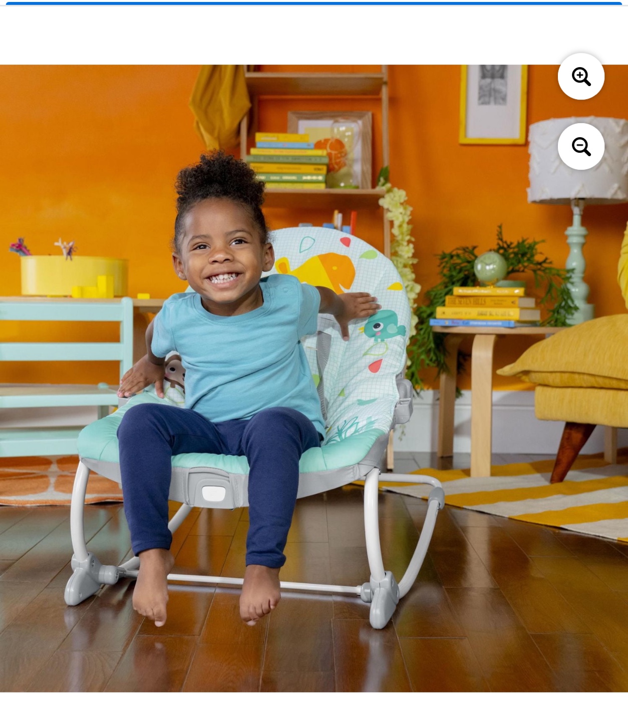Bright Starts Wild Vibes Infant to Toddler Rocker, 0 -30 months - photo 5