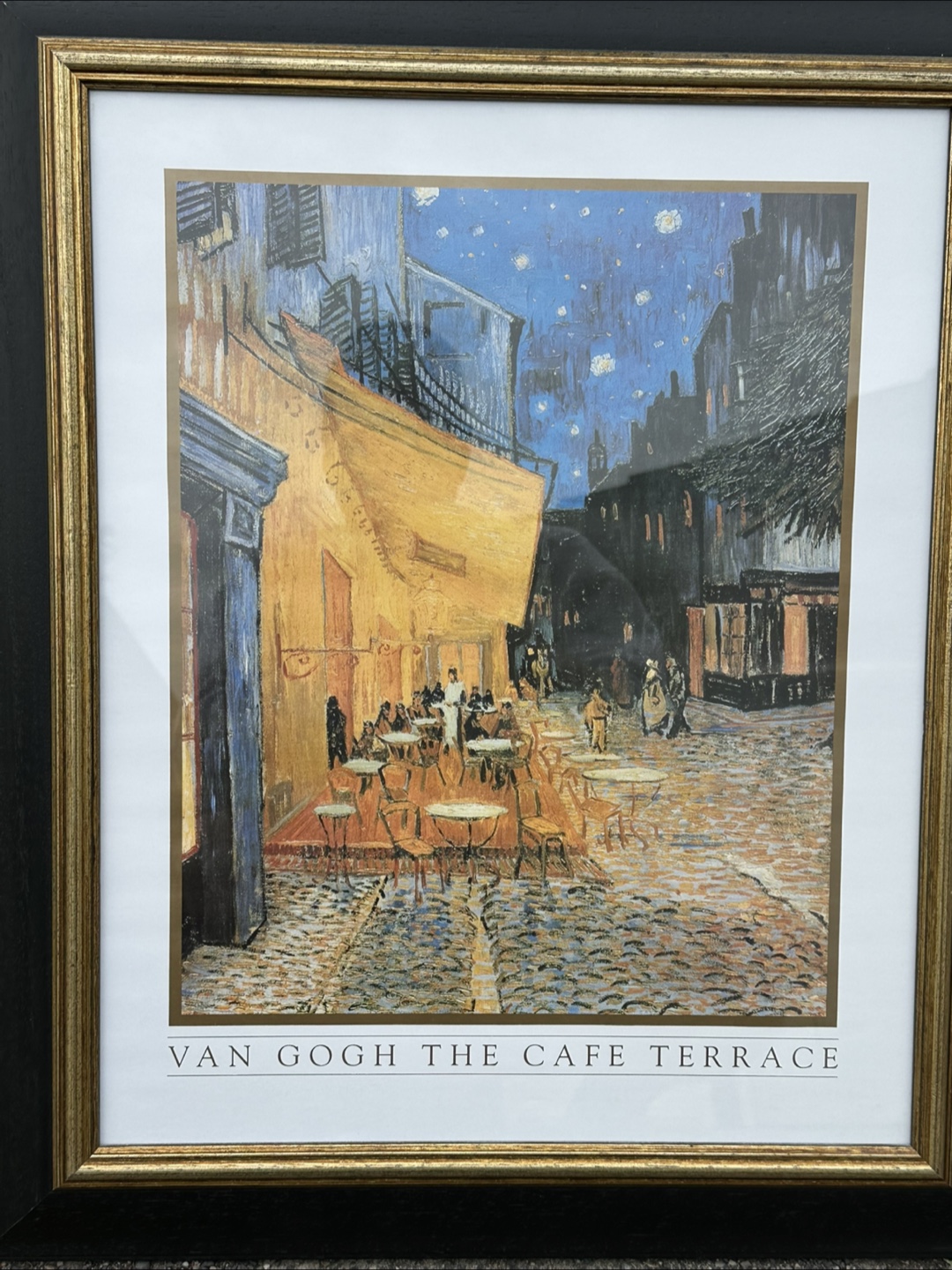 Framed Art Print - Van Gogh The Cafe Terrace
