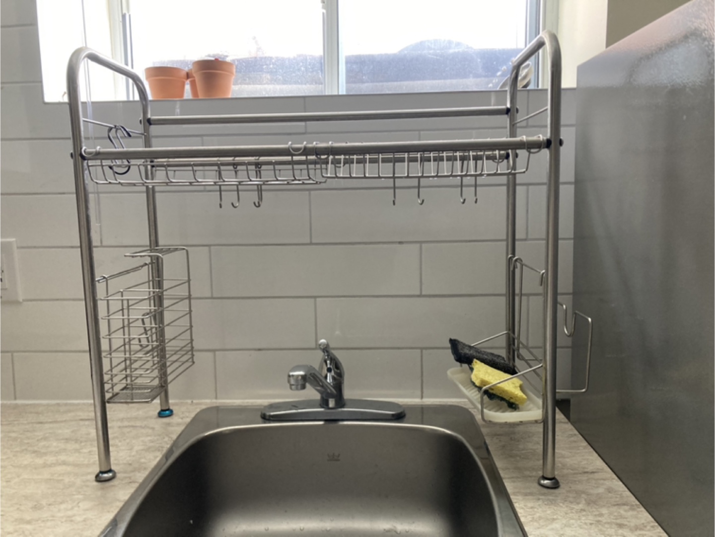 Over-the-Sink Dish Drying Rack