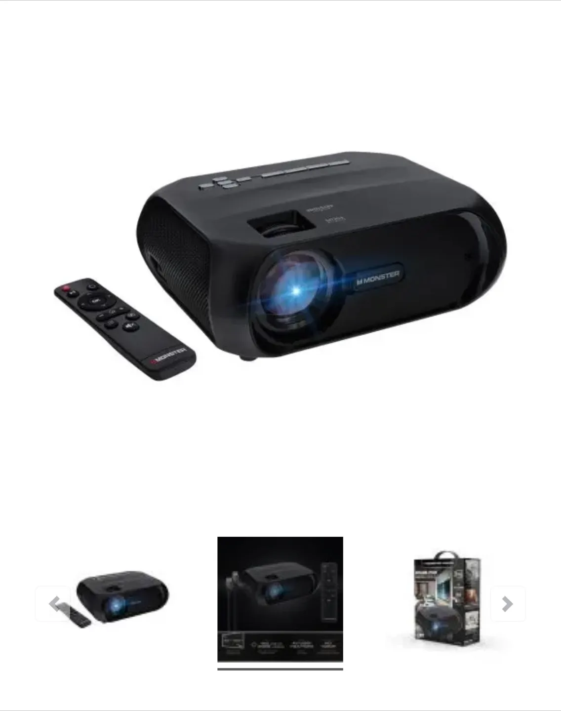 MONSTER IMAGE PRO 720P TFT LCD PROJECTOR thumbnail