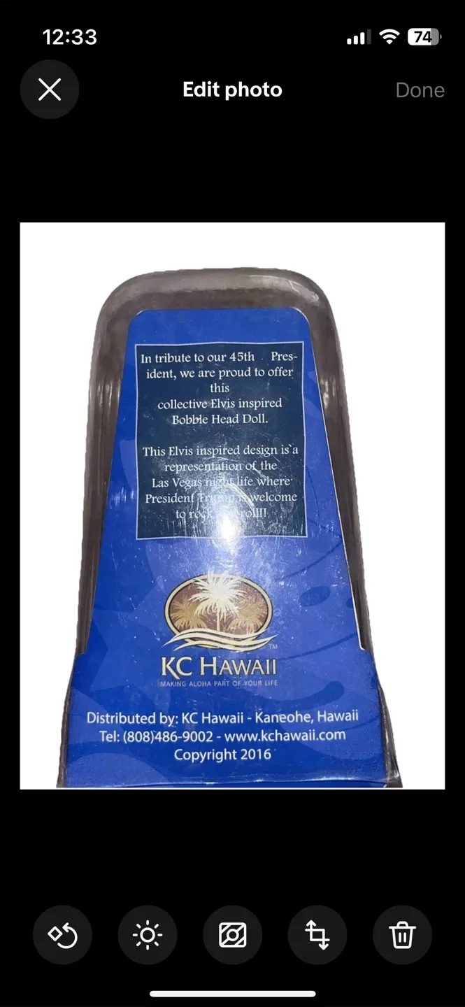 Collectible Donald Trump Vegas Bobble Head Doll maga image indicator(2)