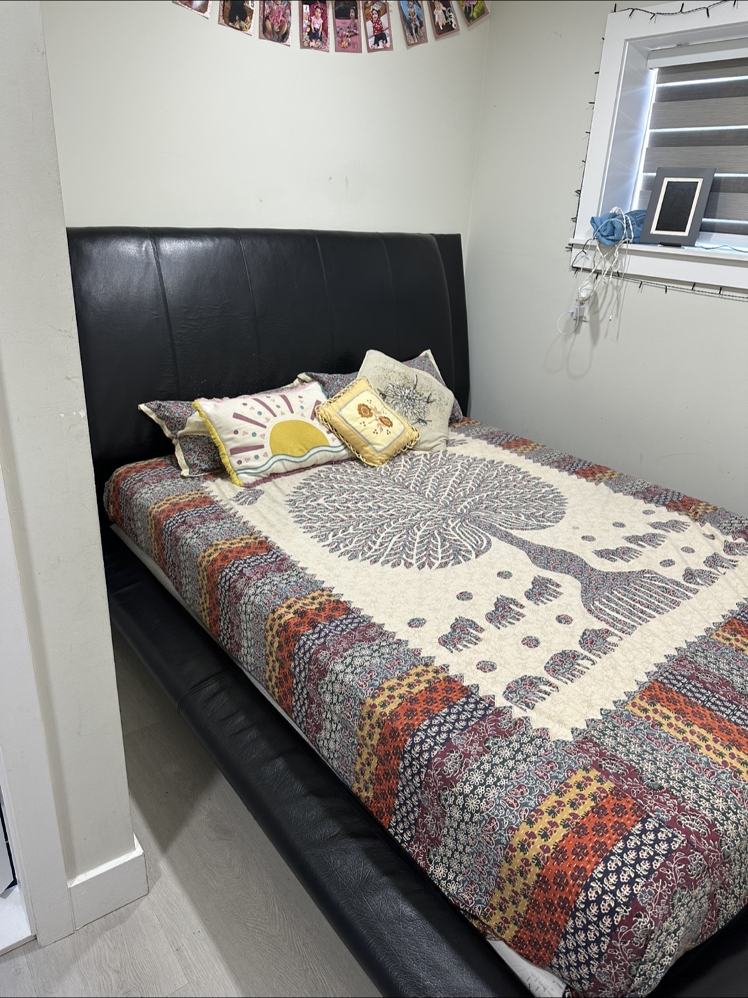 Queen Bed Frame with Mattress