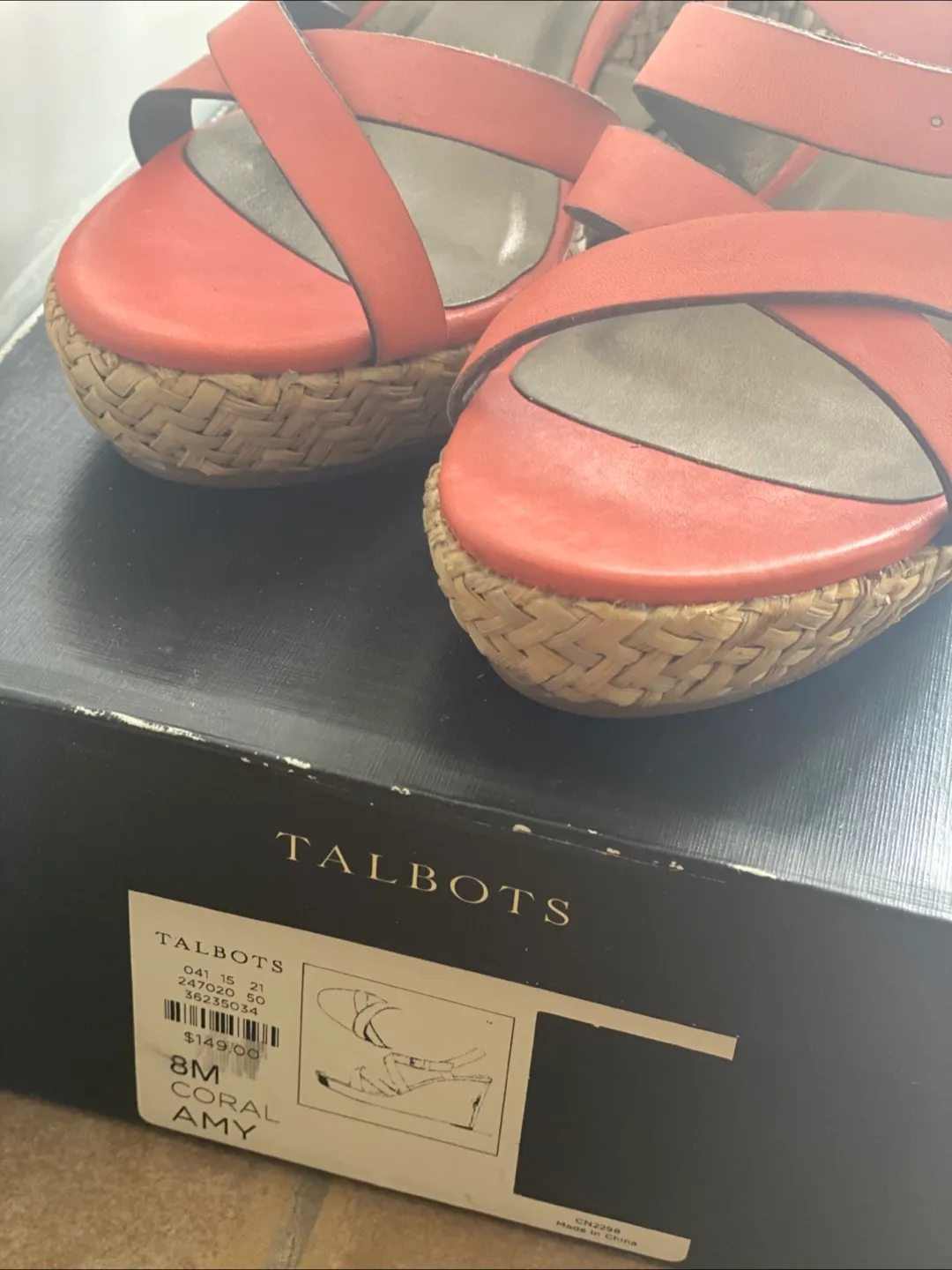 NEW Talbots Coral Wedges image indicator(5)