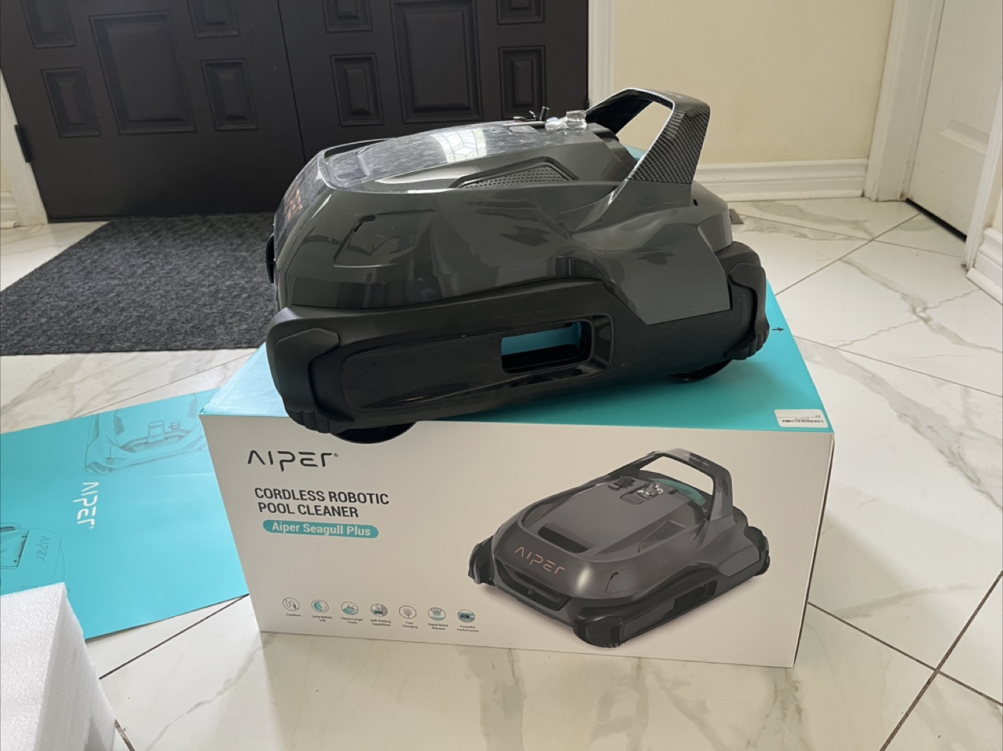 Cordless Robotic Pool cleaner - Aiper Seagull plus - photo 2