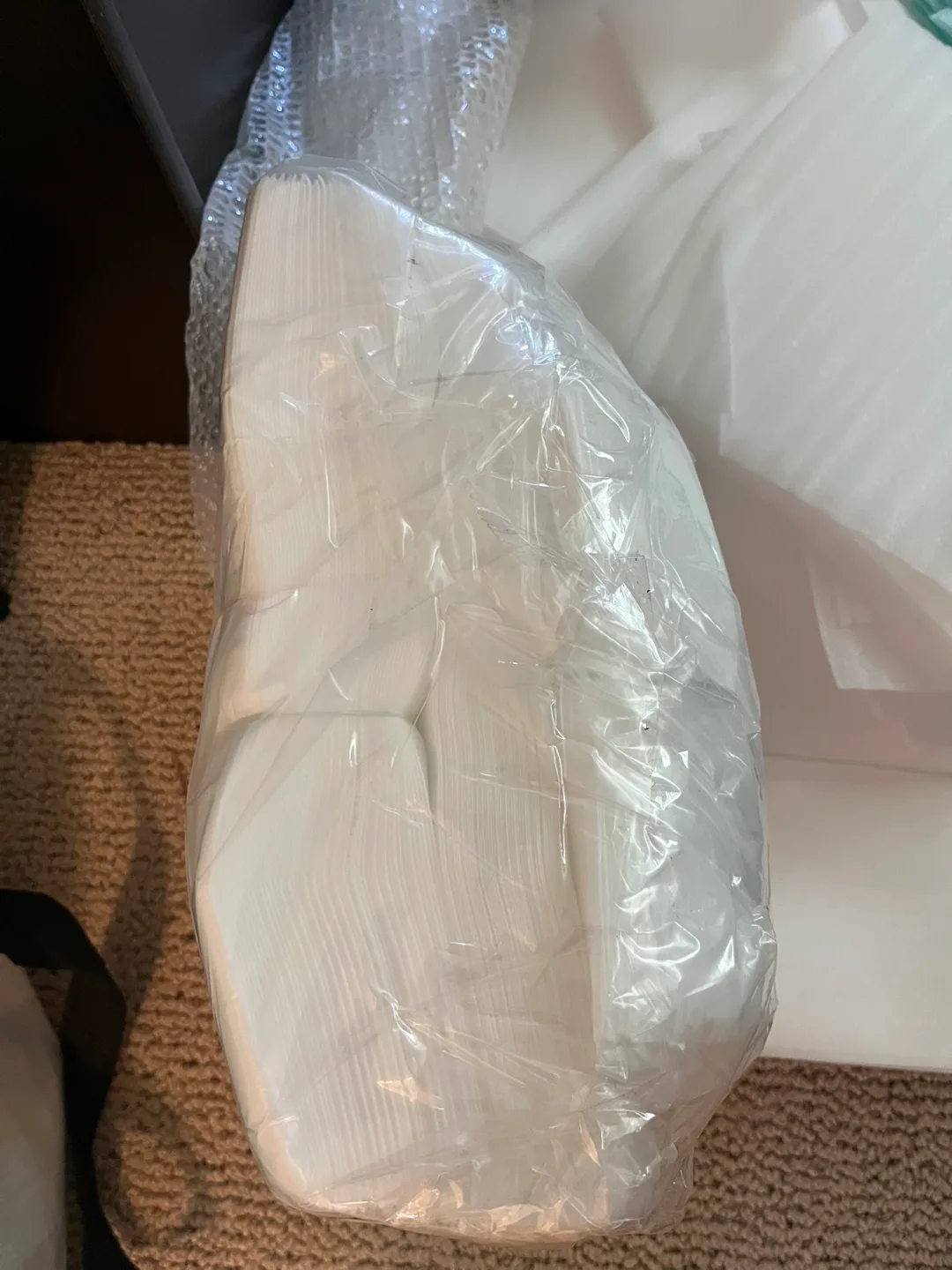 Unused packing material image indicator(2)