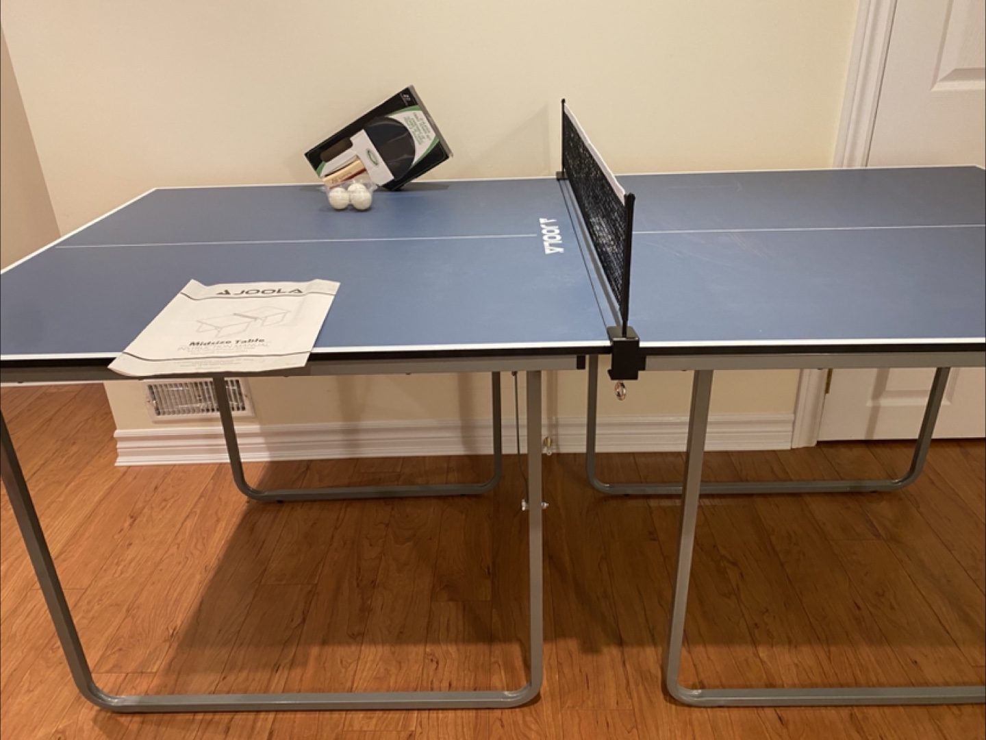 Joola Midsize Table Tennis Table with Paddles and Balls