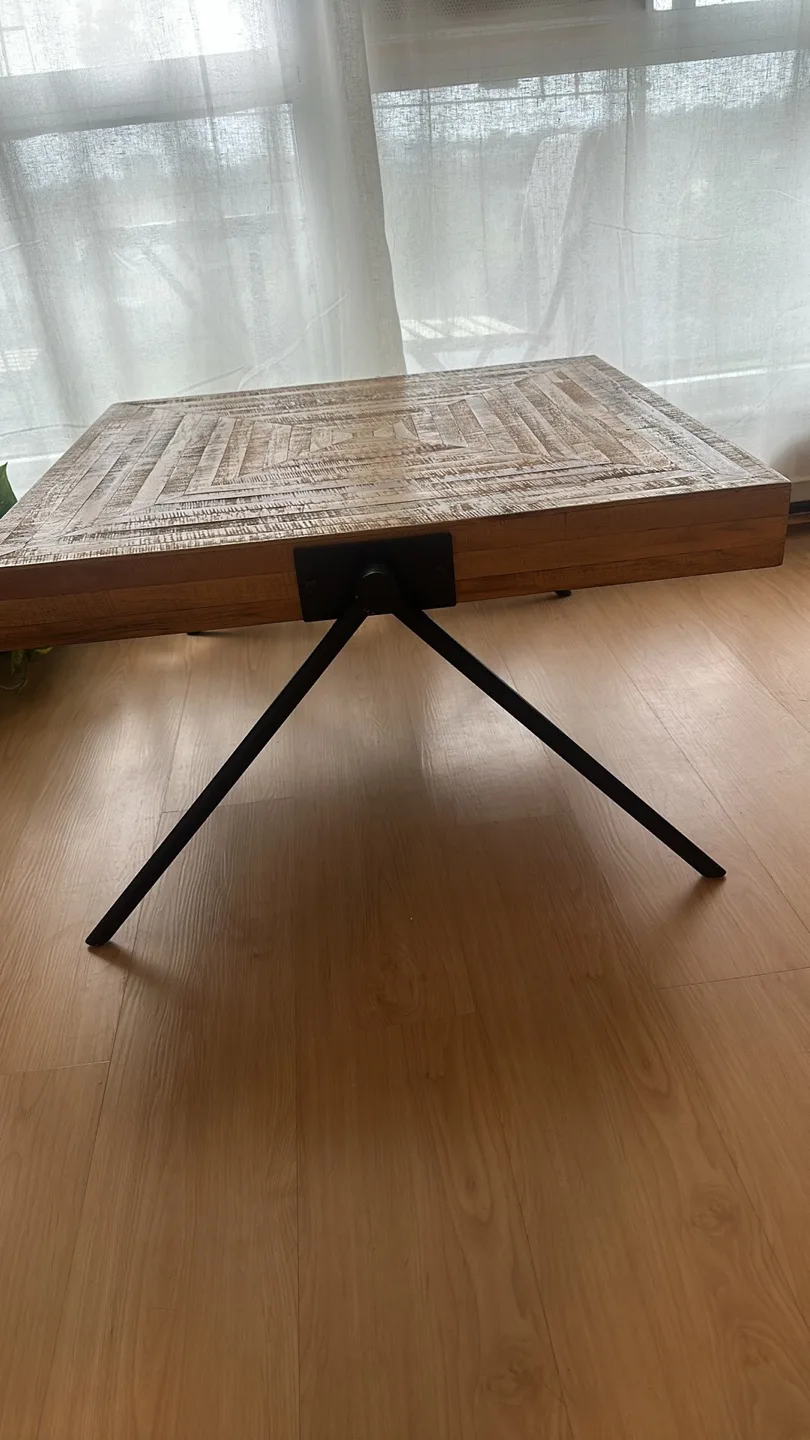 Structube teak Wood Coffee Table thumbnail