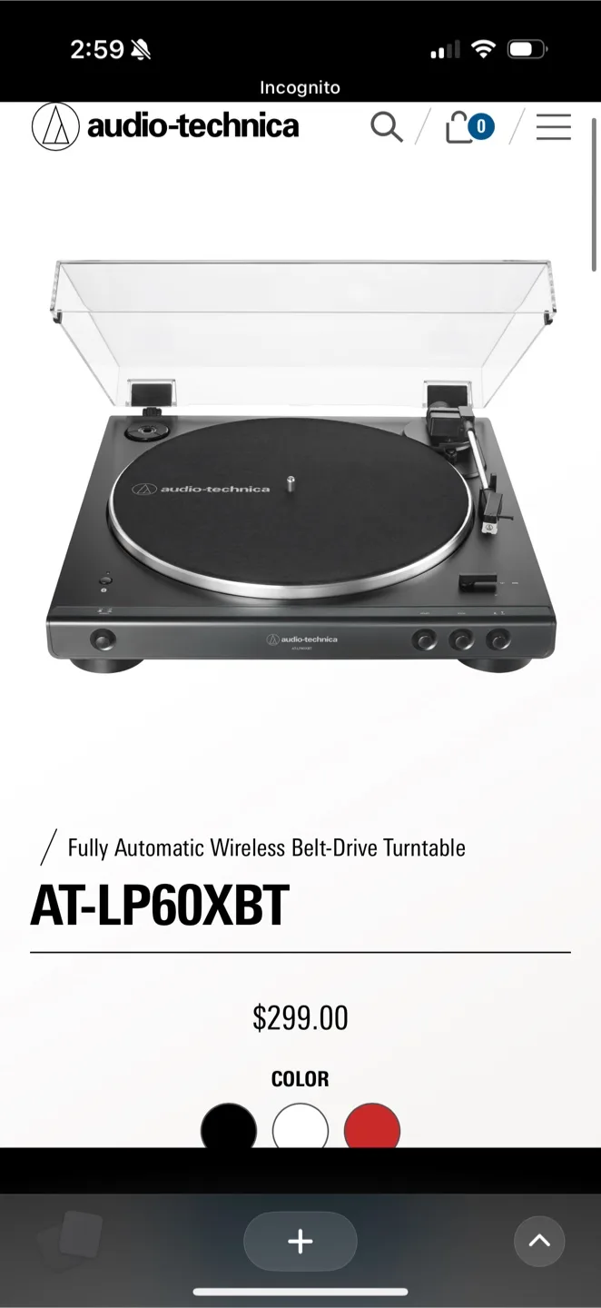 Audio-Technica Turntable thumbnail