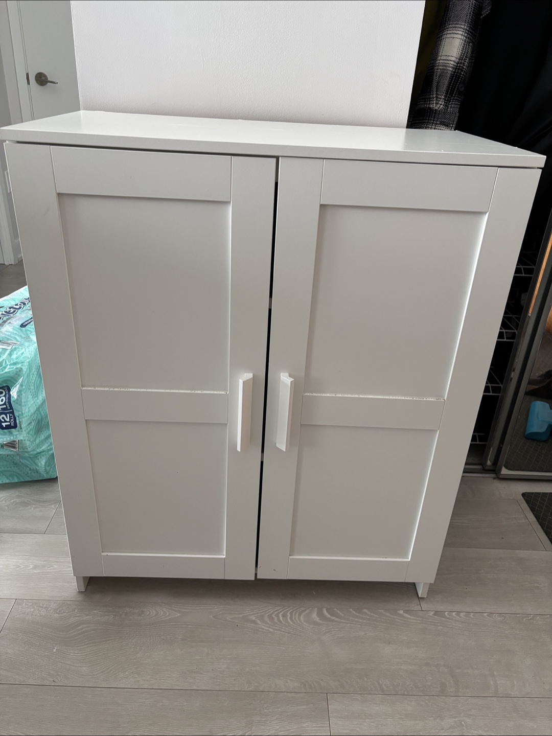 White Cabinet with Shelves