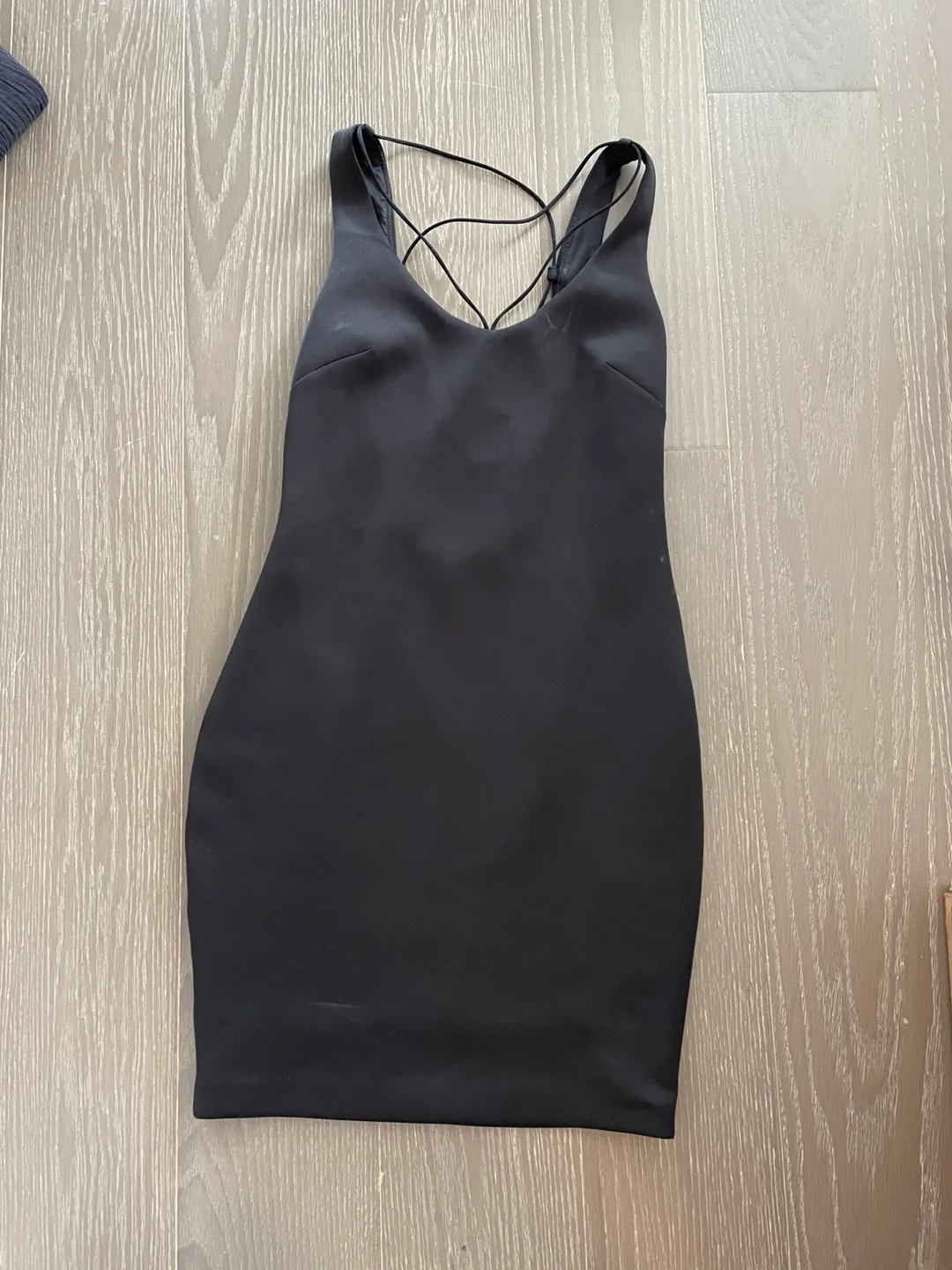 GUESS Black Criss-Cross Back Dress XS thumbnail