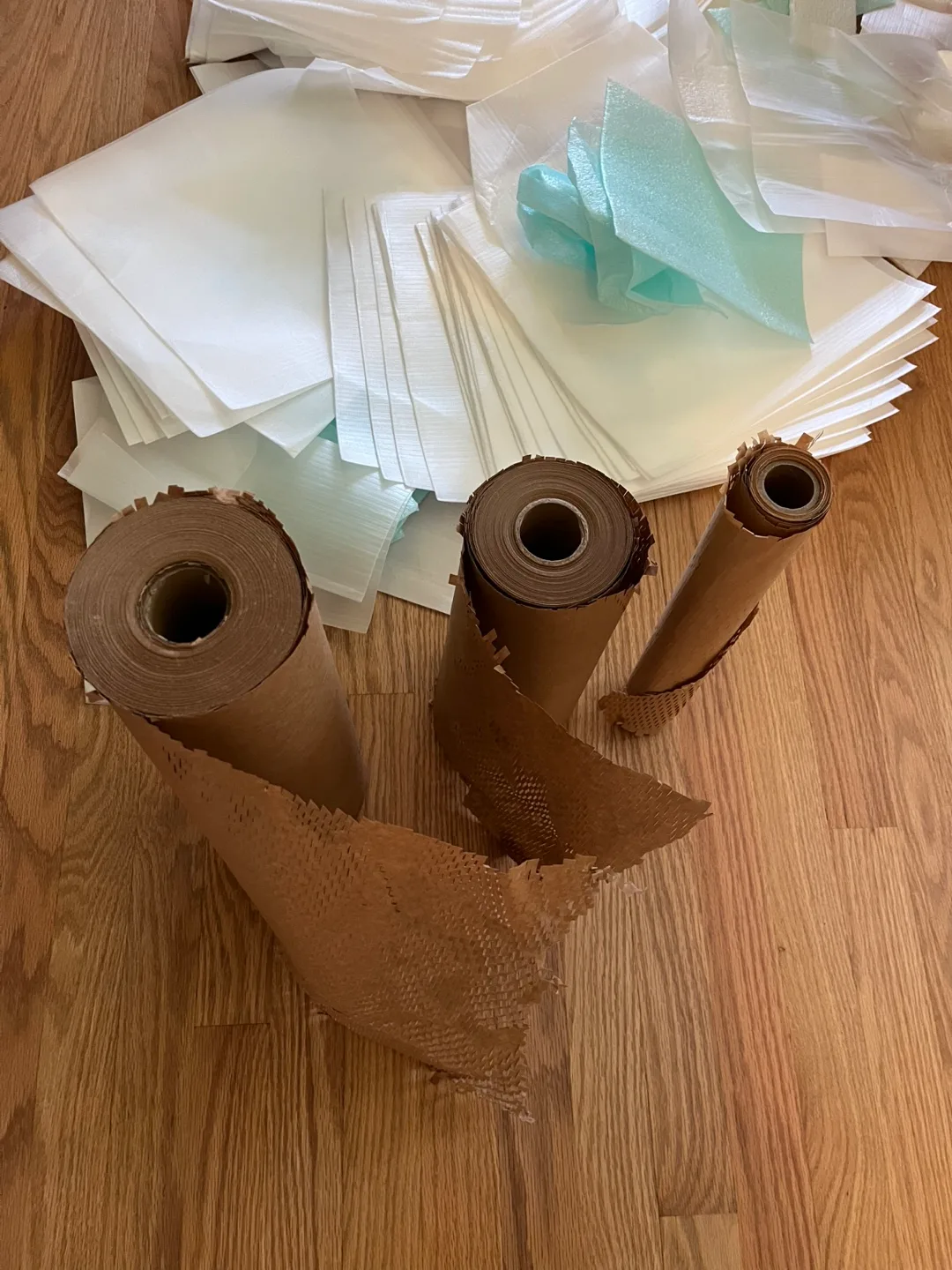 Unused packing material image indicator(4)