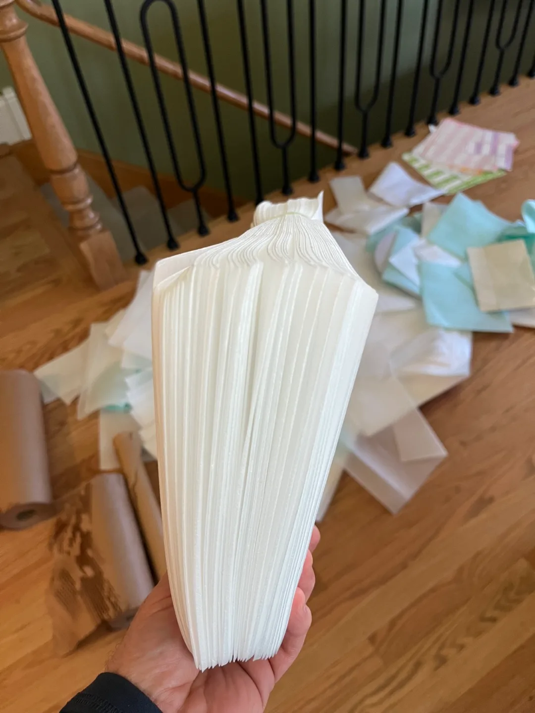 Unused packing material image indicator(6)