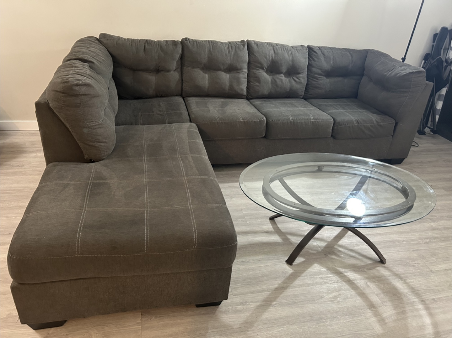 Sectional Sofa & Coffee Table Set