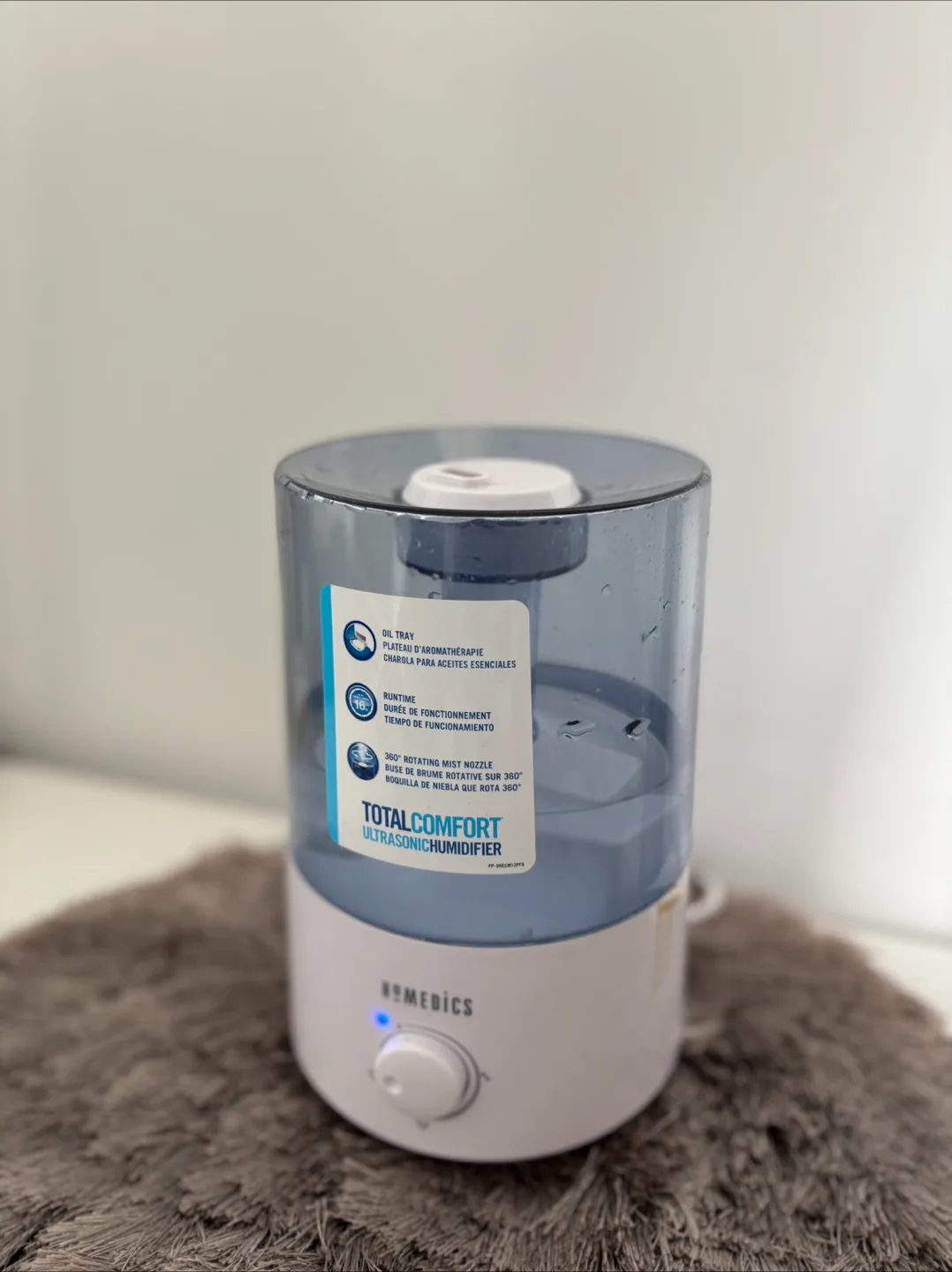 HoMedics TotalComfort Ultrasonic Humidifier thumbnail