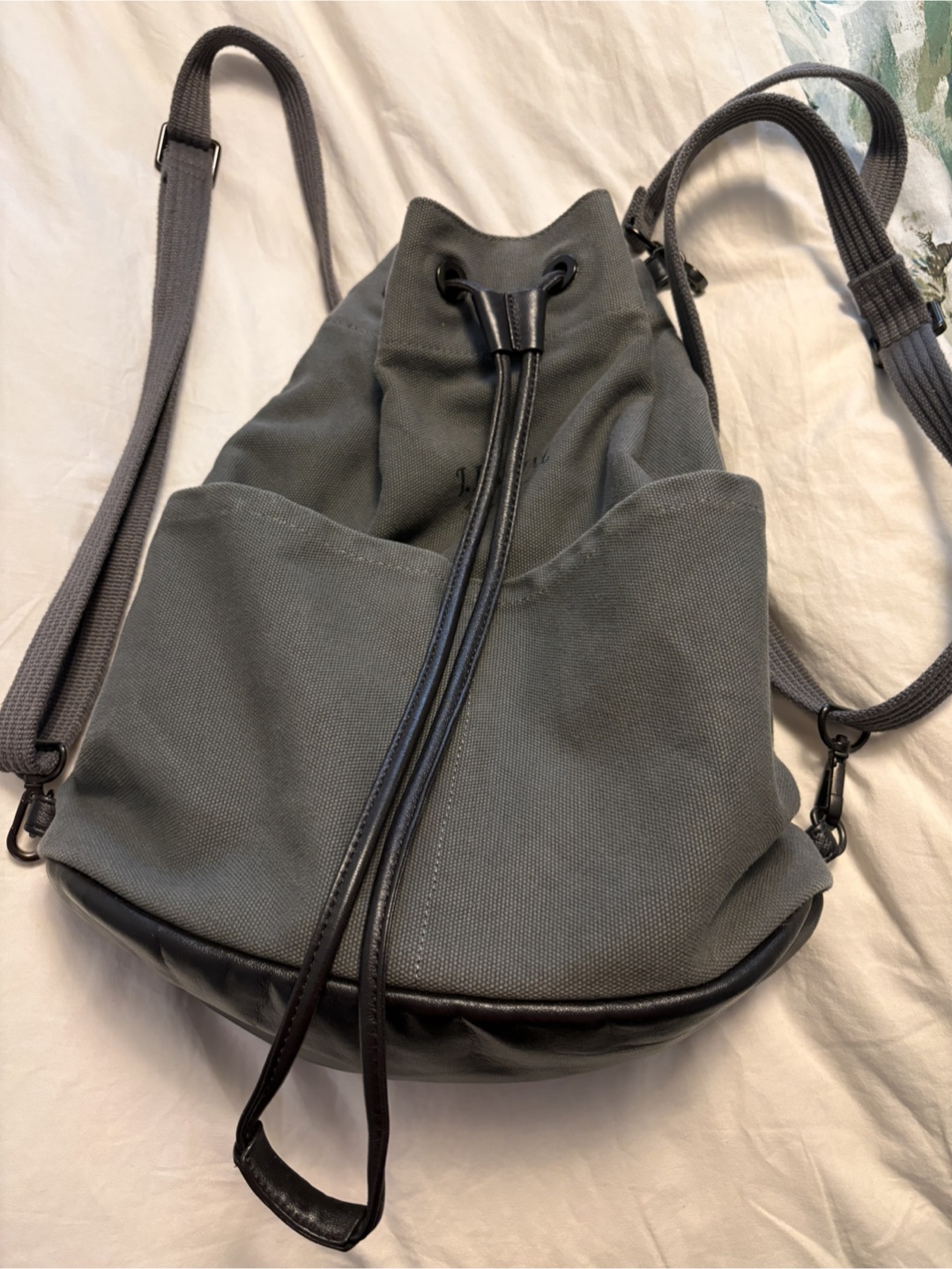 J.ESTINA Drawstring Backpack