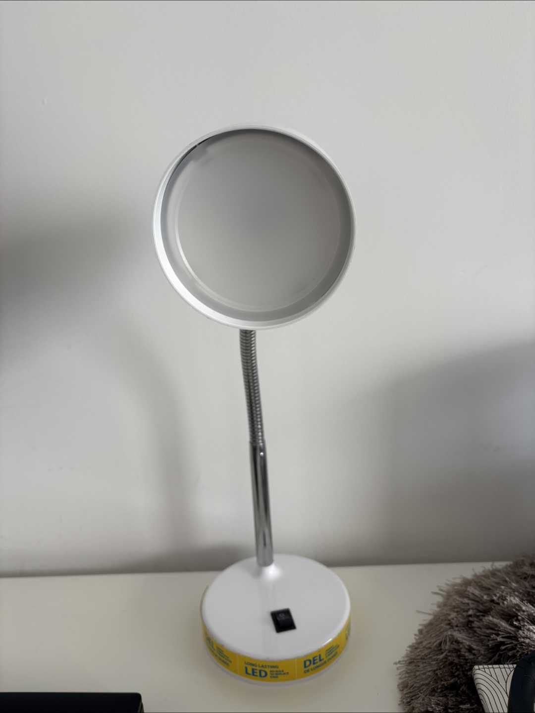 White LED Desk Lamp (Walmart) - photo 4