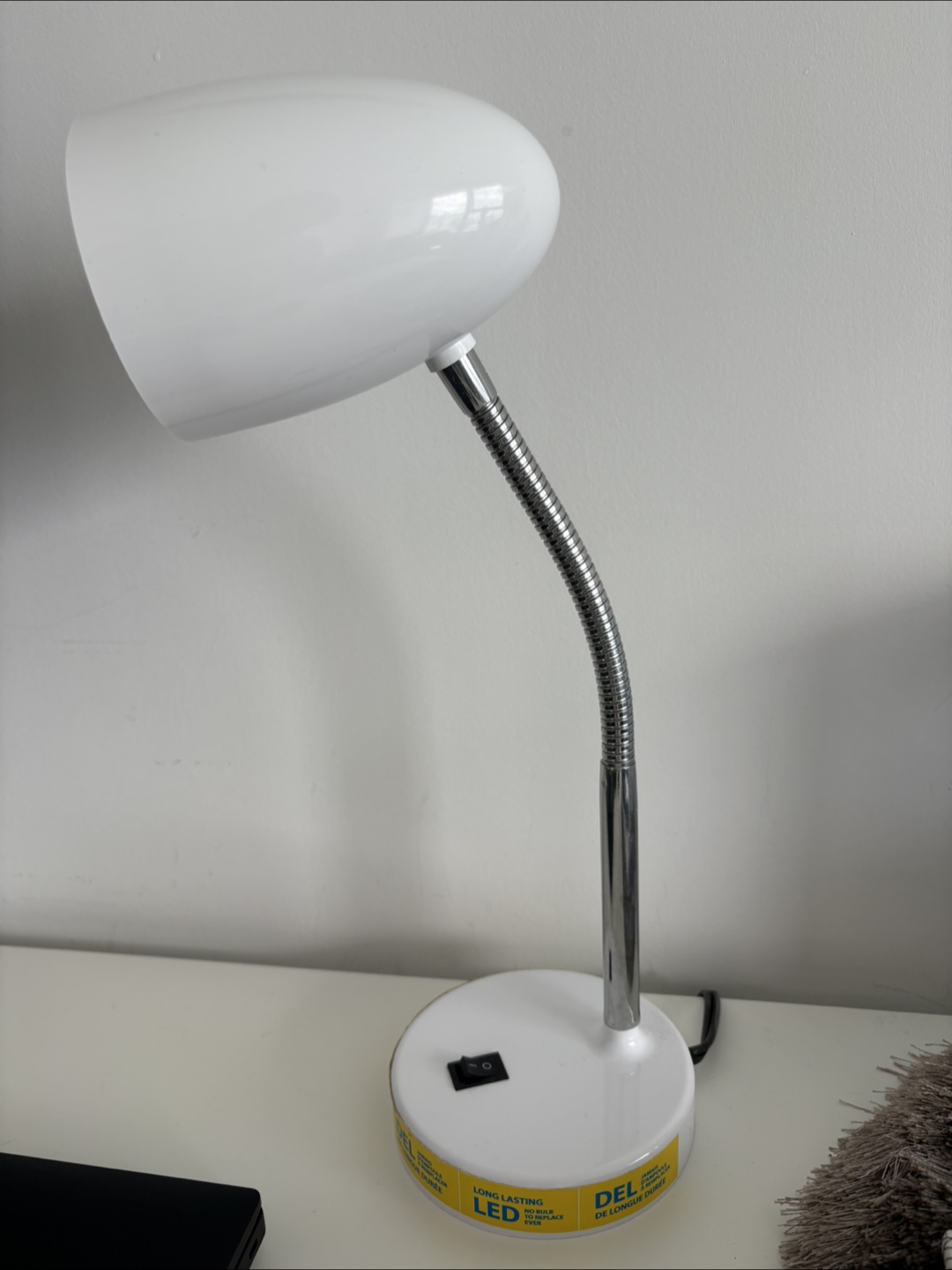 White LED Desk Lamp (Walmart) - photo 3