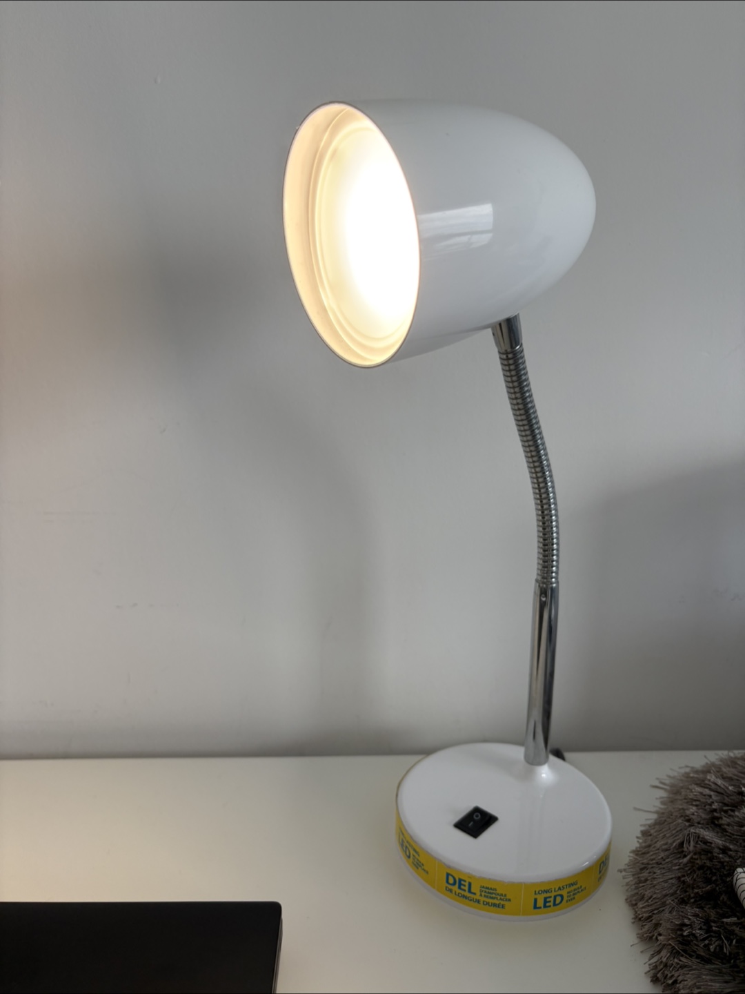 White LED Desk Lamp (Walmart) - photo 2