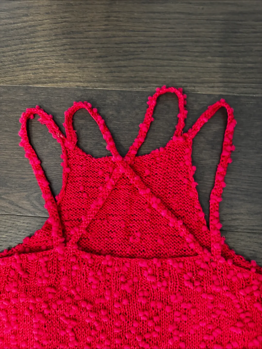 Red Knit Tank Top image indicator(2)