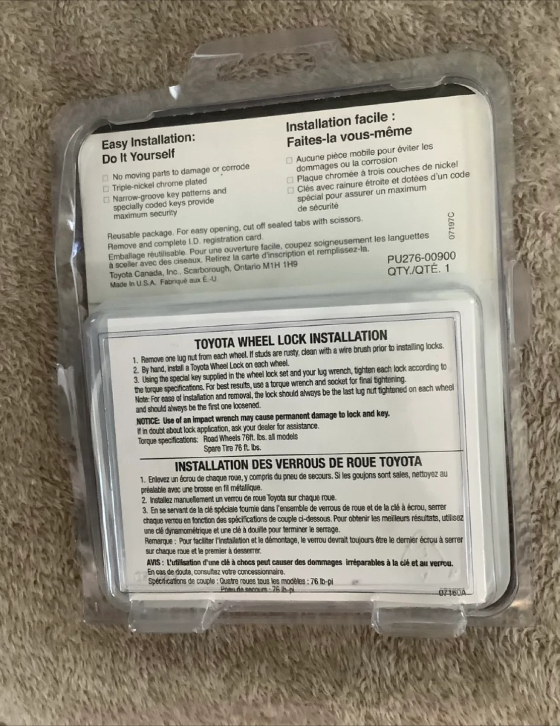 Toyota Wheel Locks image indicator(2)