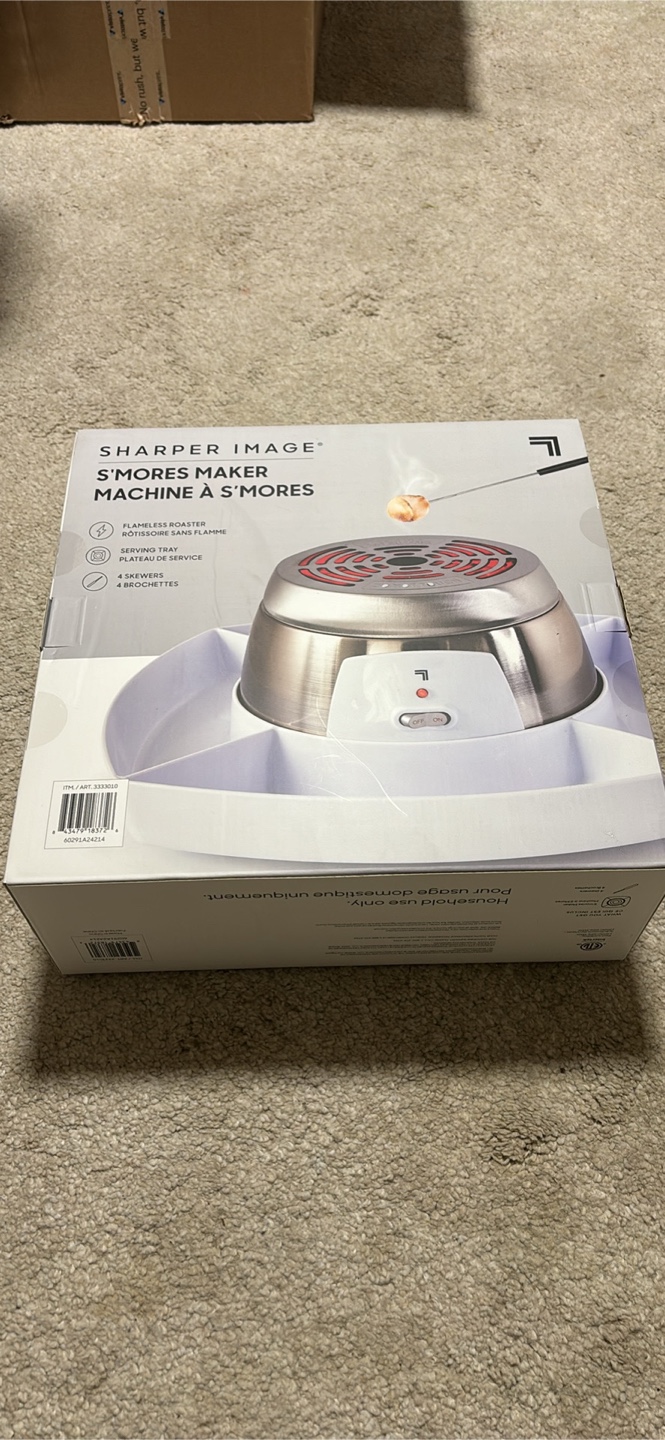 Sealed Sharper Image S'mores Maker