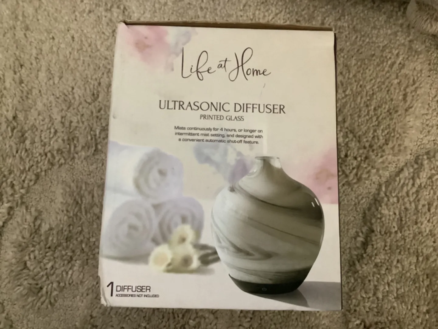 NEW in box-Life at Home Ultrasonic Diffuser image indicator(4)