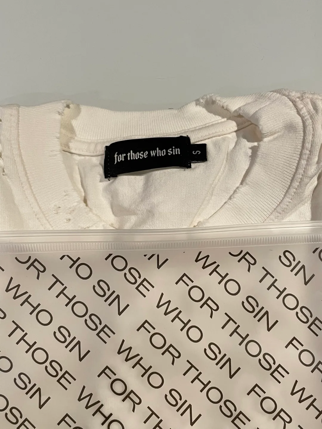 *NEW* For Those Who Sin white T-Shirt image indicator(3)